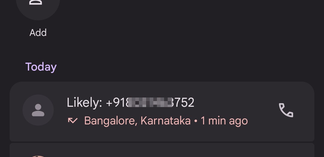 scammer calling 