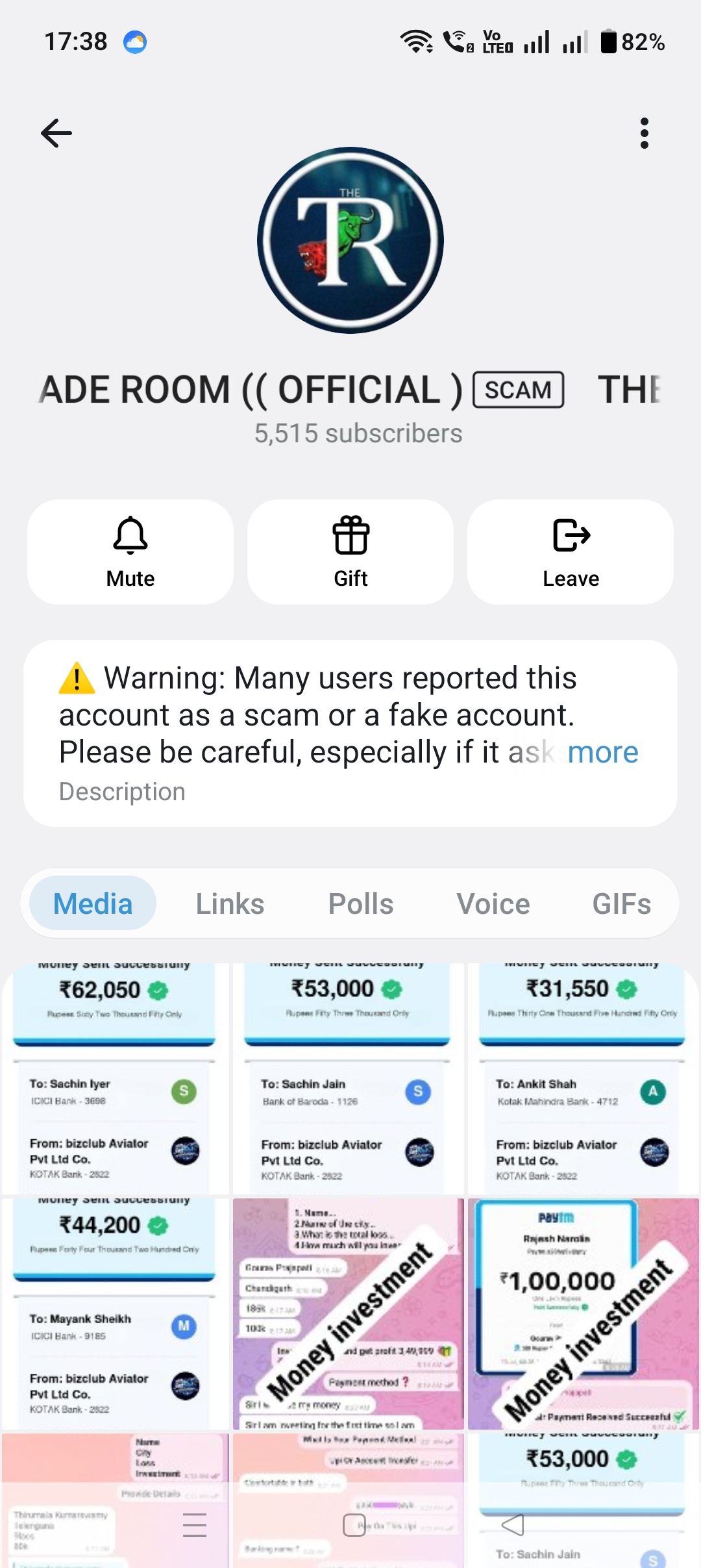scammer in telegram 