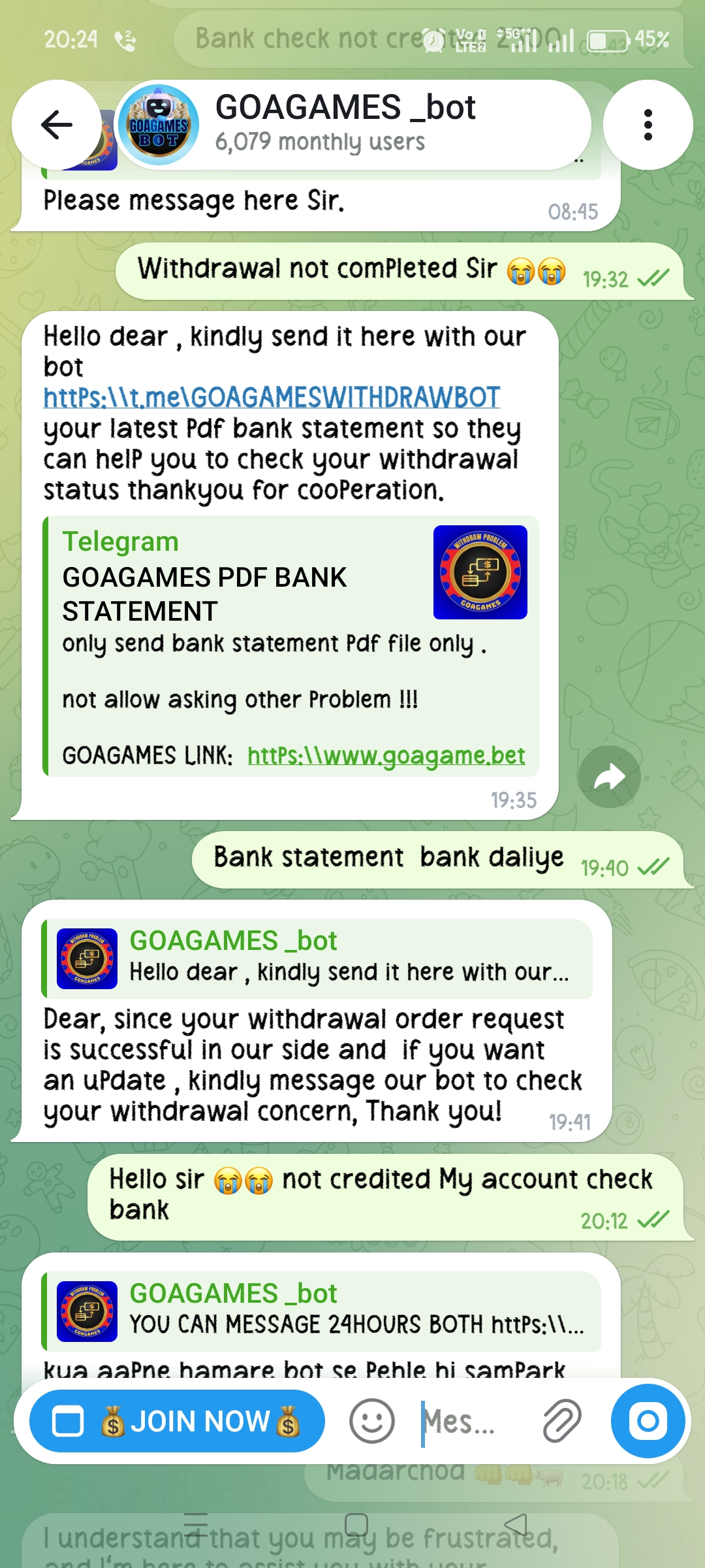 not credited My account 😭😭 win2500 - image 3