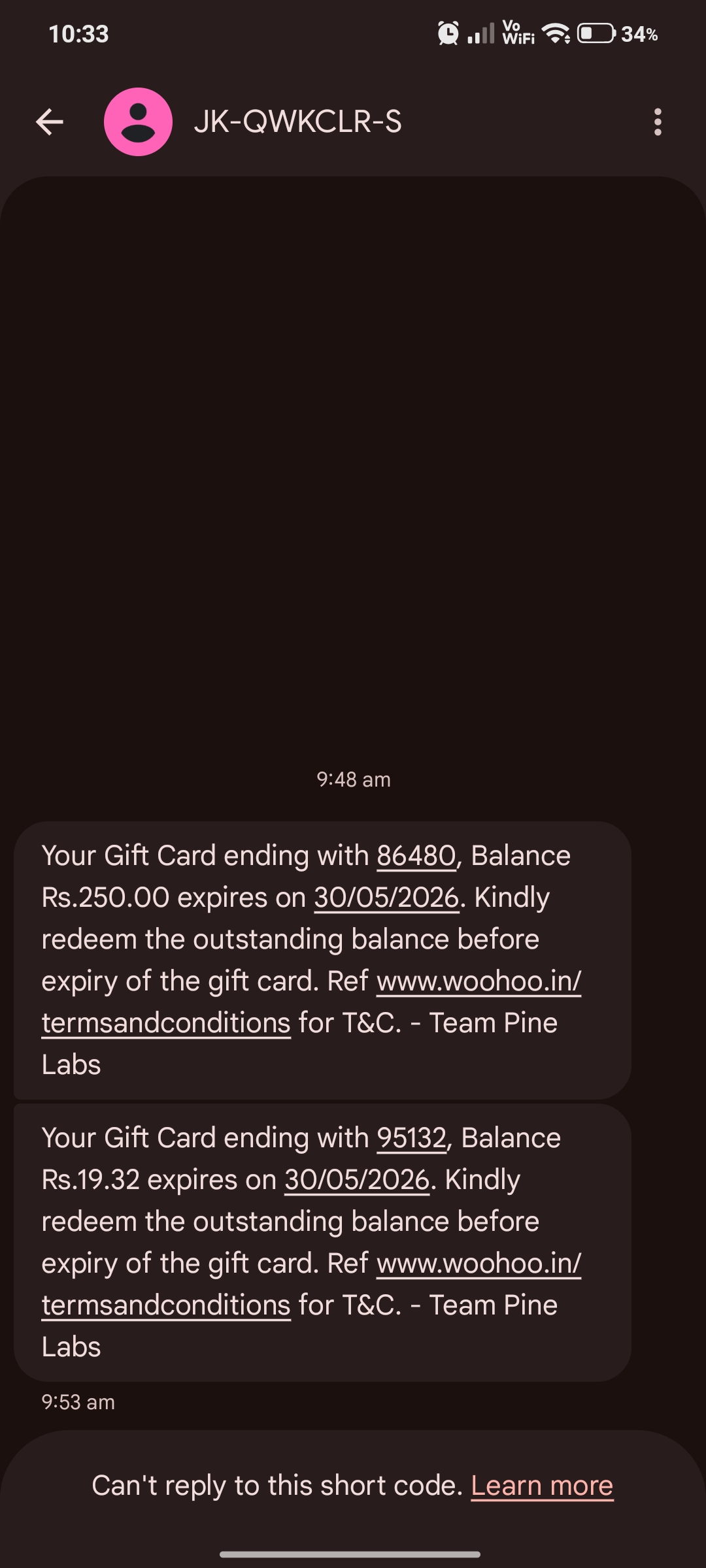 Is it genuine message?