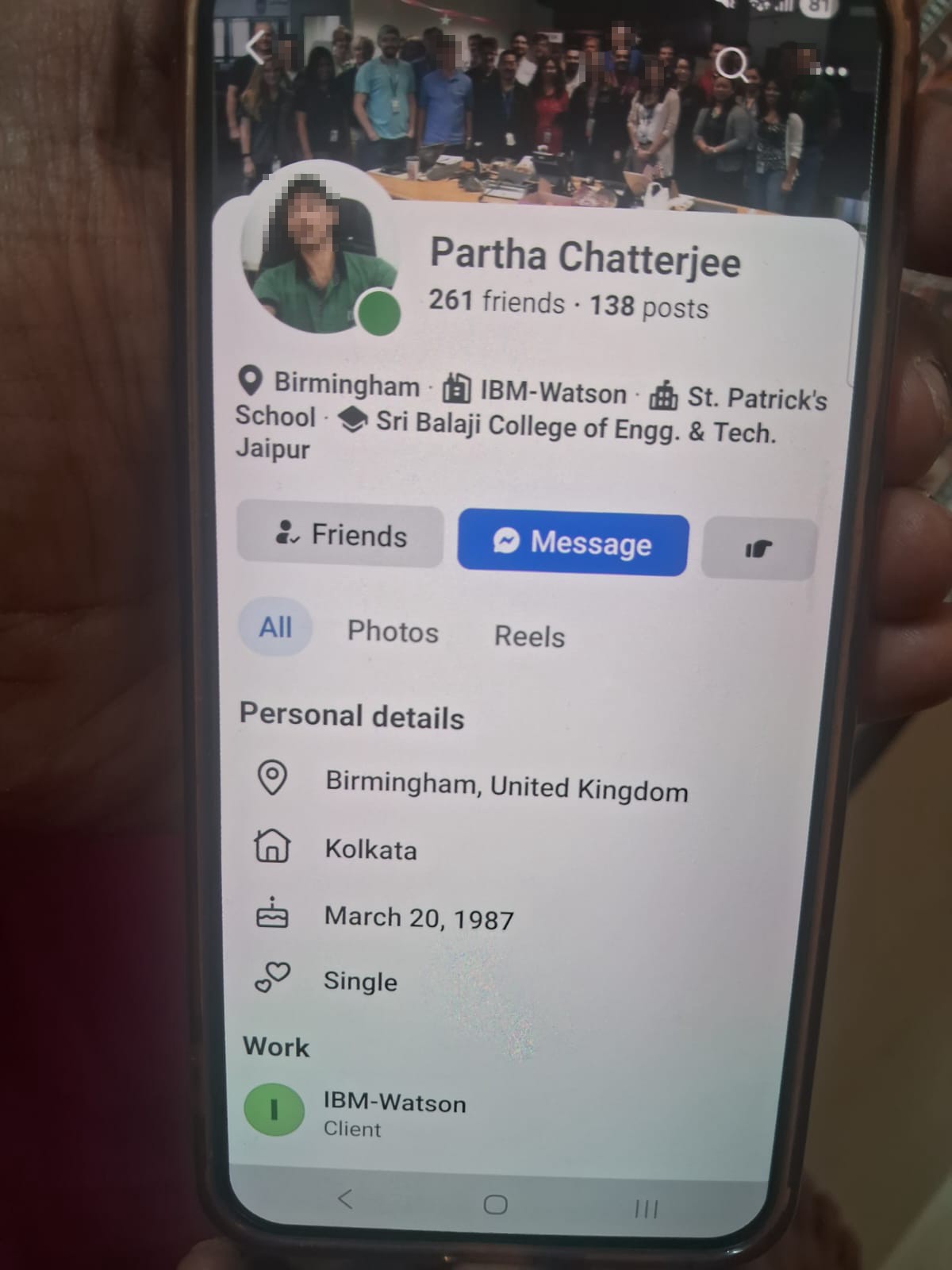 Facebook Scammer 