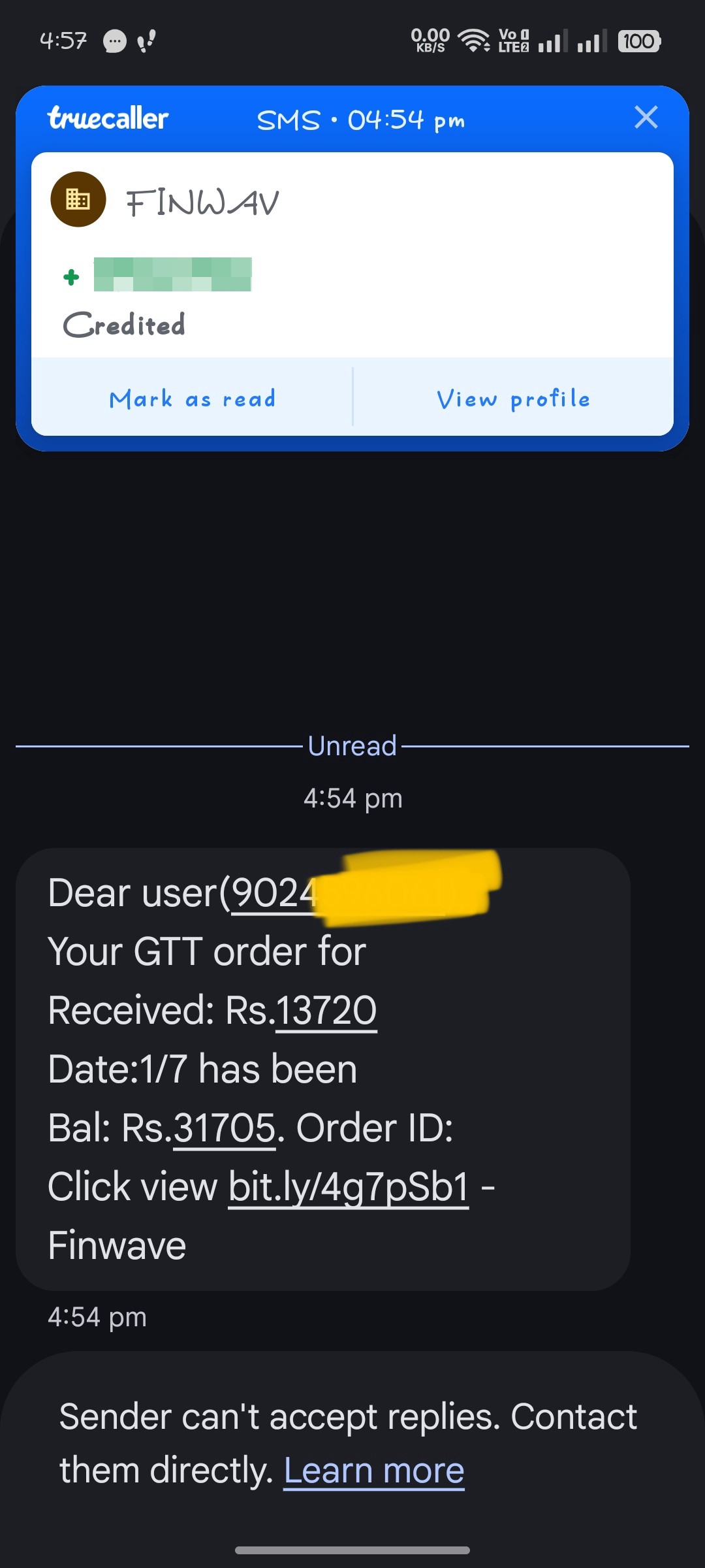 send a link on sms then scam - image 2