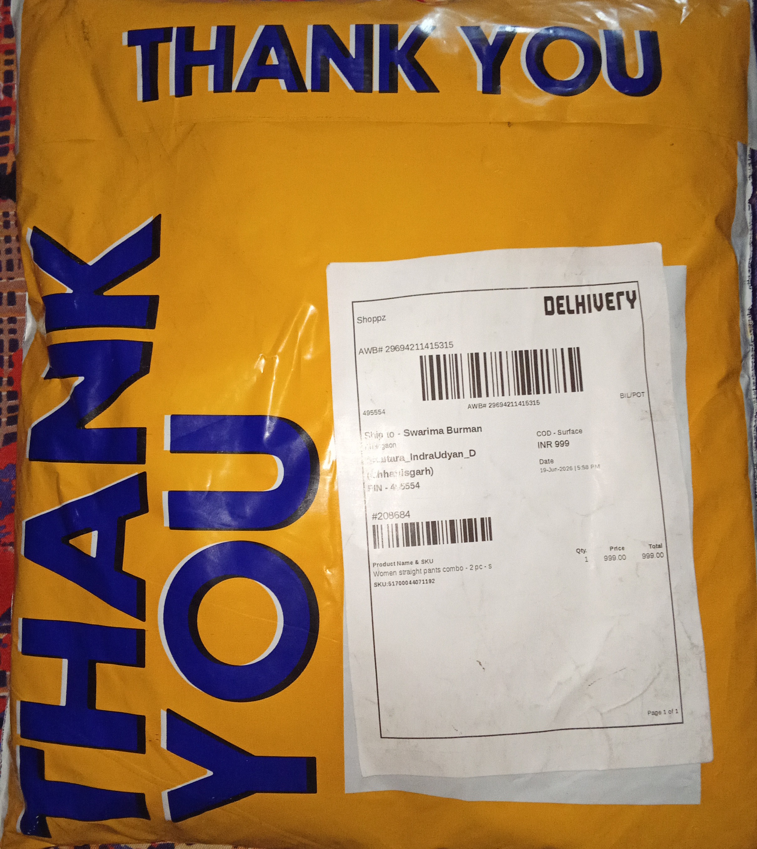 fake 🤥  shopping dilivery scam 