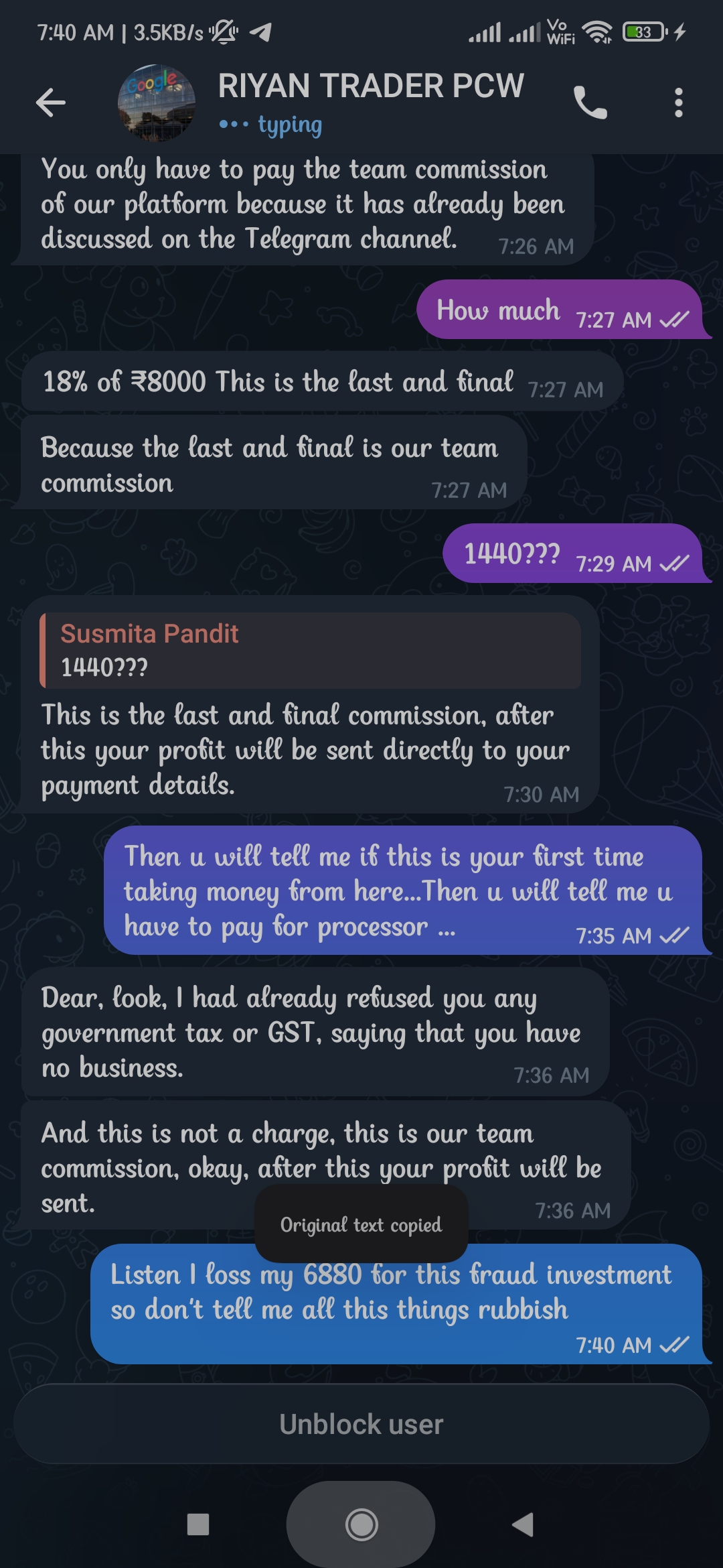Fraud Treding Earning Money  - image 2