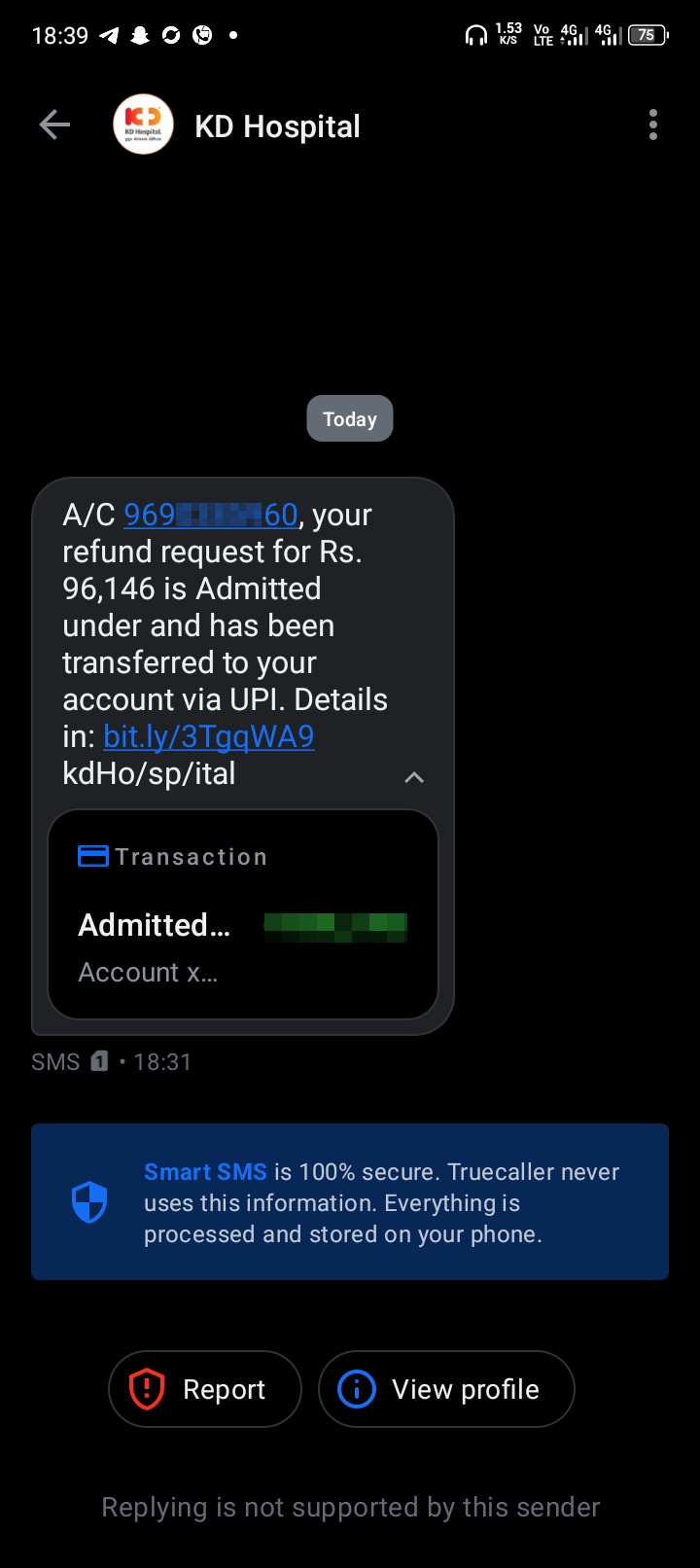 kd hospital refund fraud 