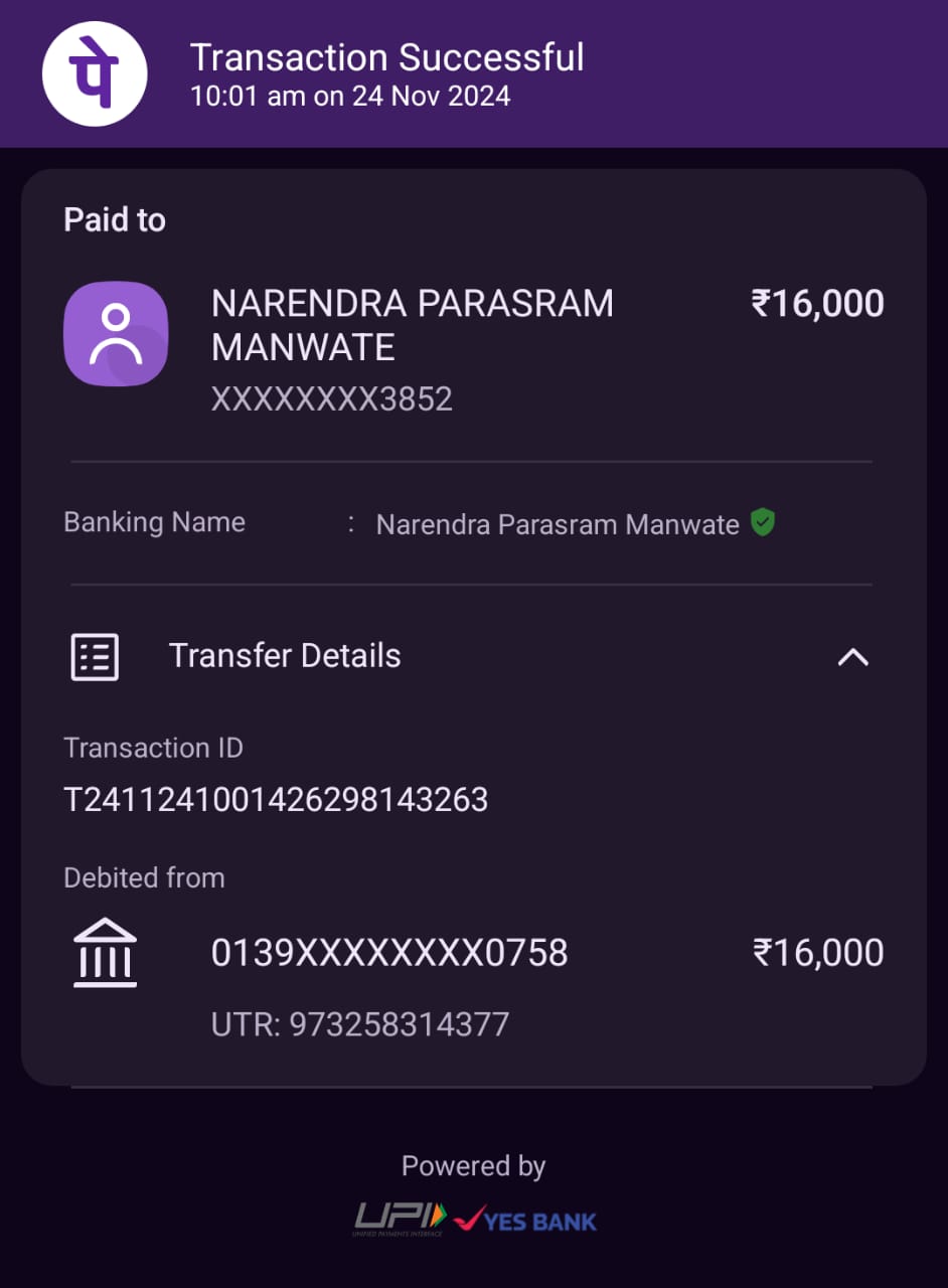 got scamed learn a lesson...what ever u want to buy  never give money to 3rd party