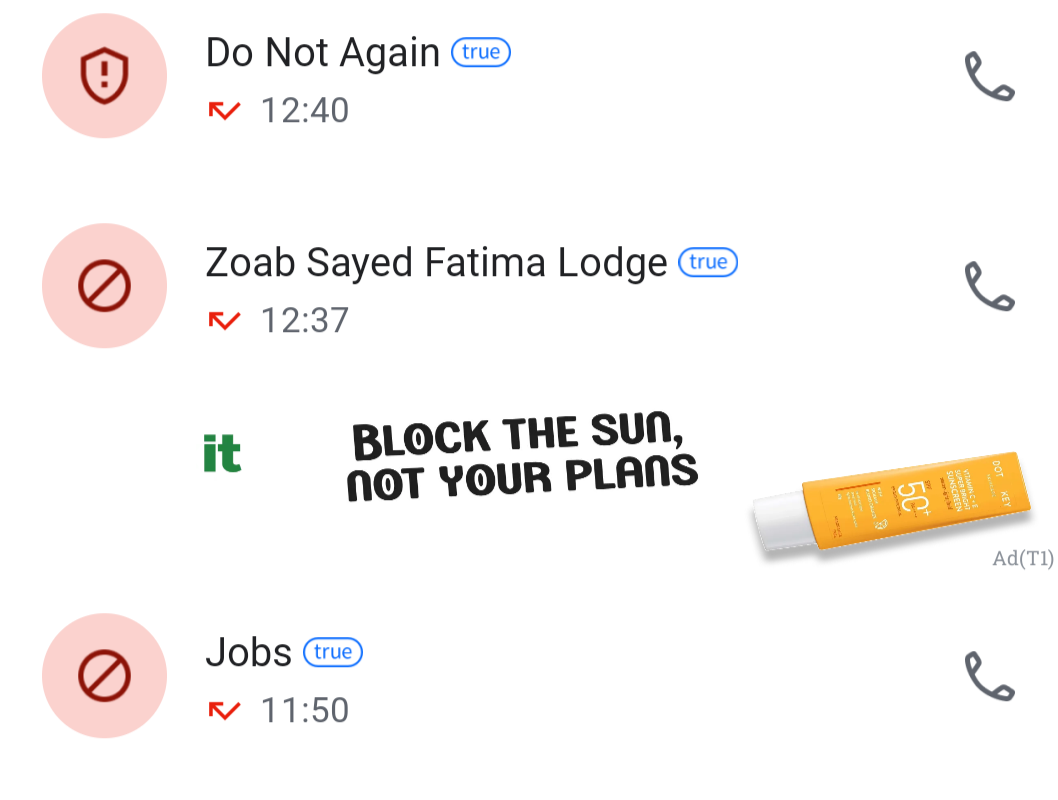 I am receiving a lot of fraud calls and messages. How can I block them? I need a good method for that.