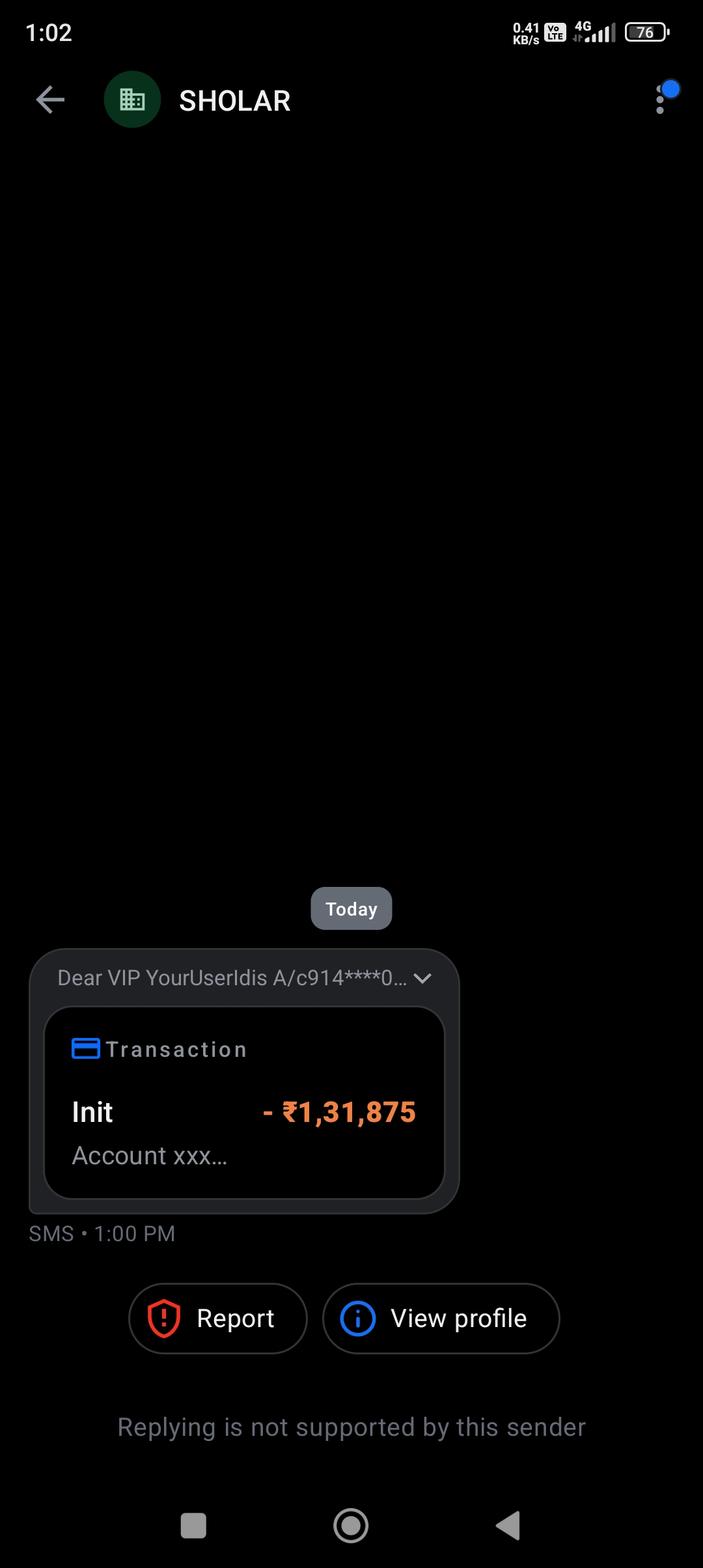 Don't fall for road SMS; they deceive everyone in a very fake way.