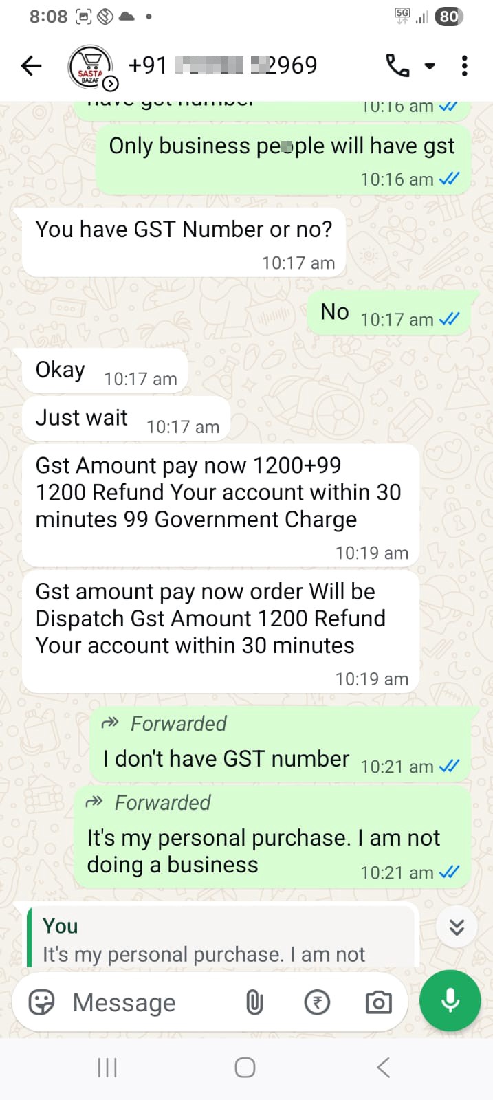 Dress Purchase Scam - image 4