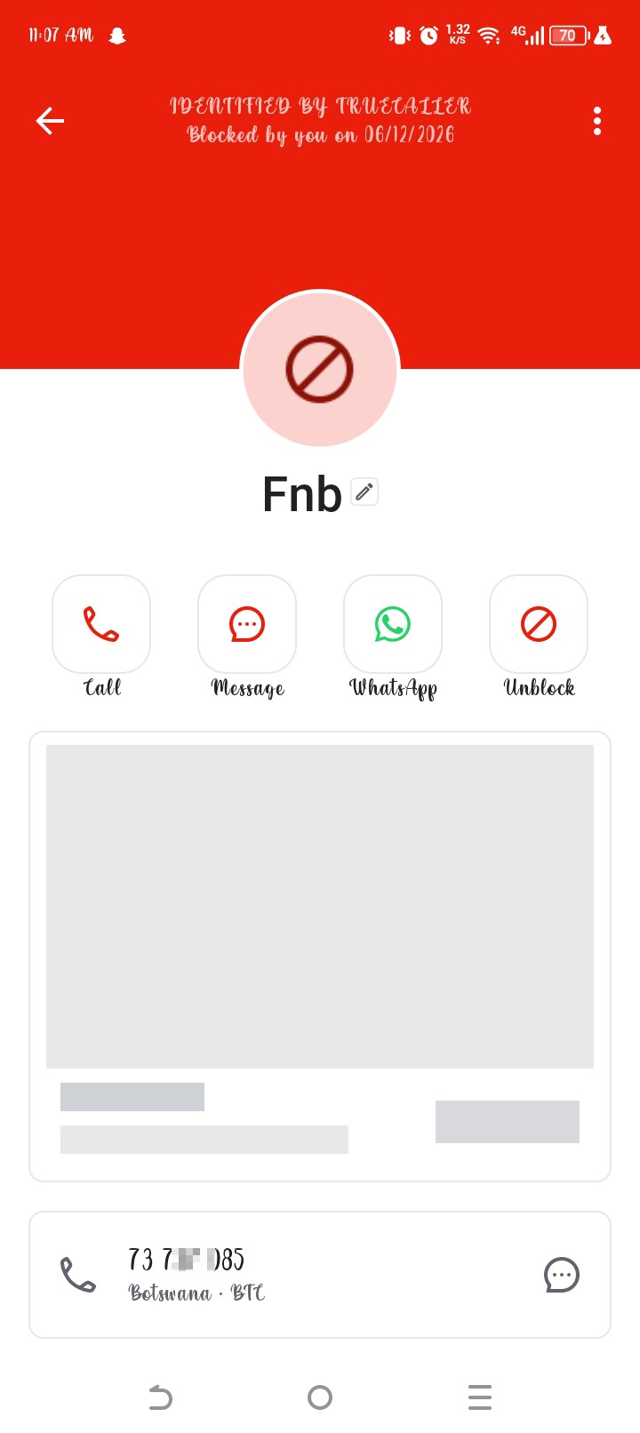 scammers...mxm claimin they are fnb