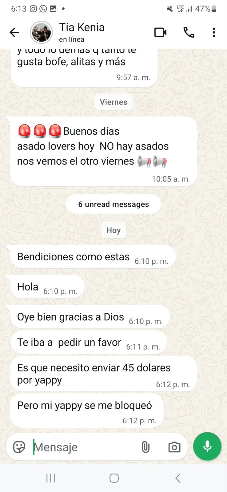WhatsApp cloned