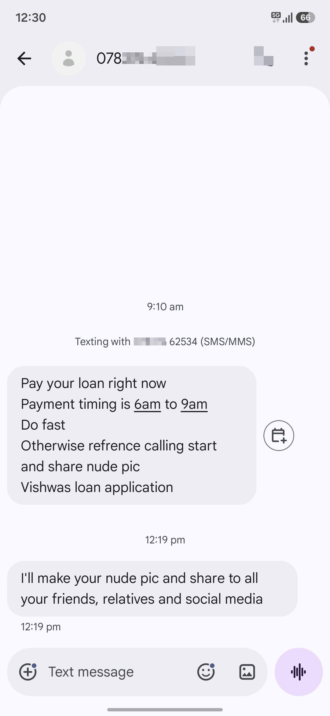 he tell me payment karo nahi to nudes picture bhejonga friend or relative ko