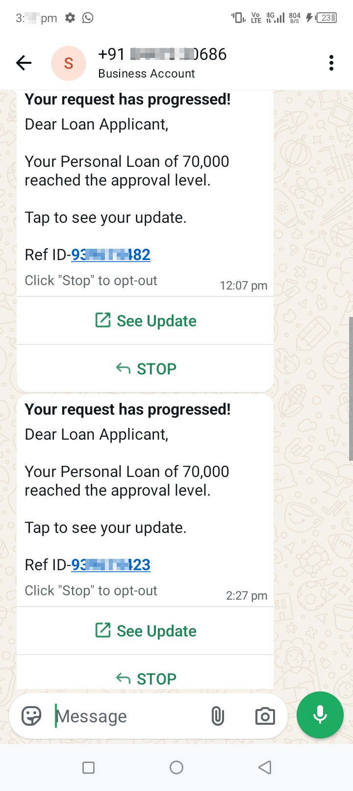 how do this message
