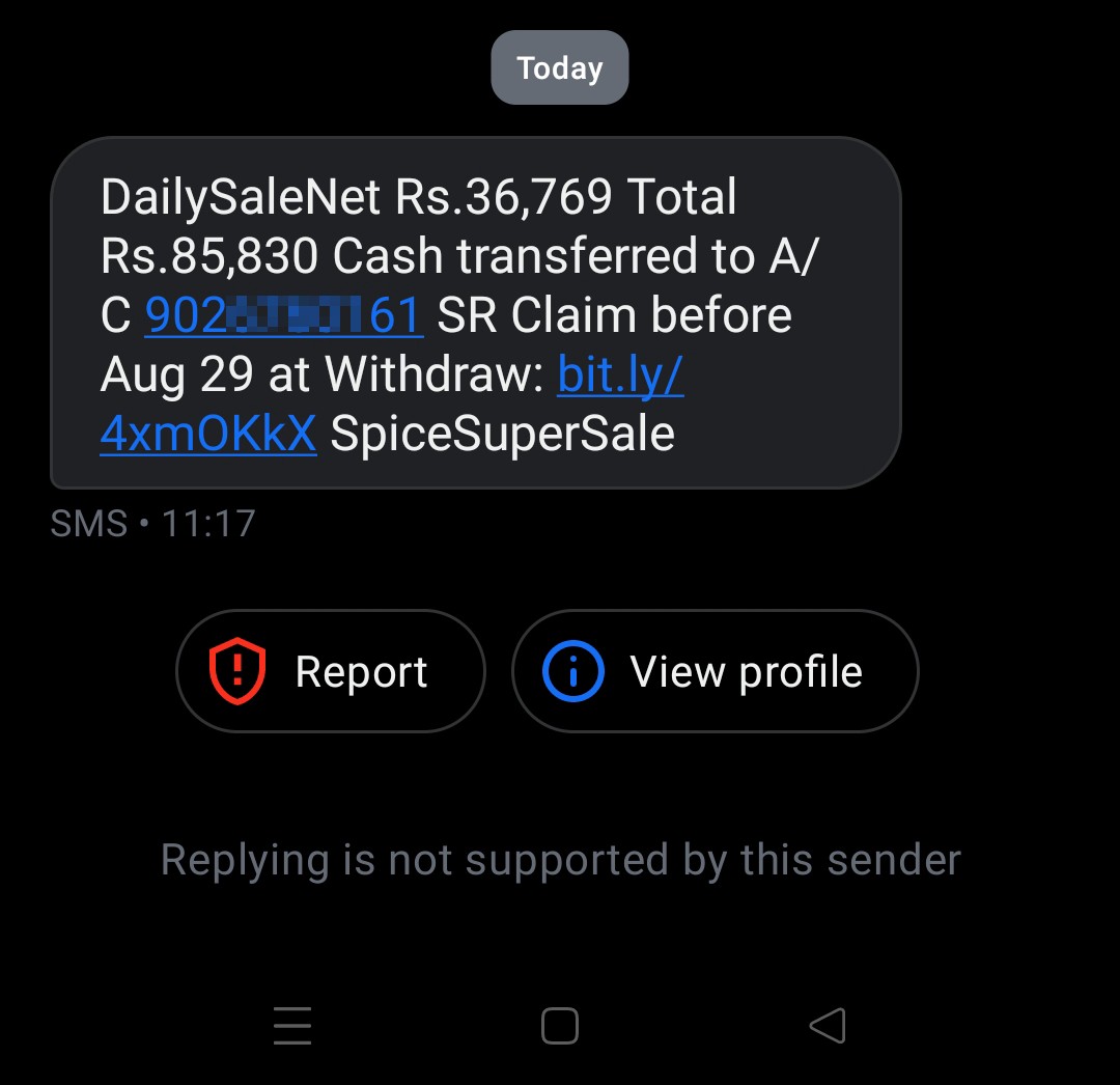 I got this message is this a scam? - image 2