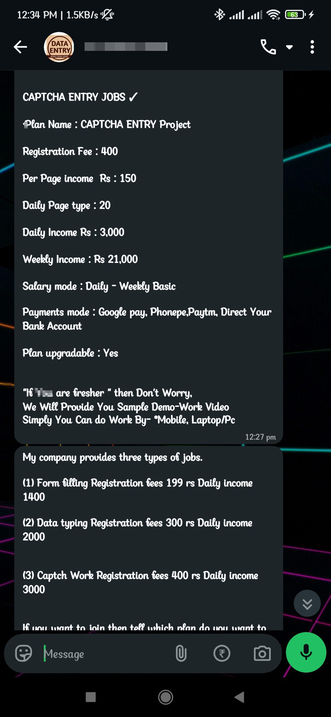 Job Work From Home  Fraud  - image 6
