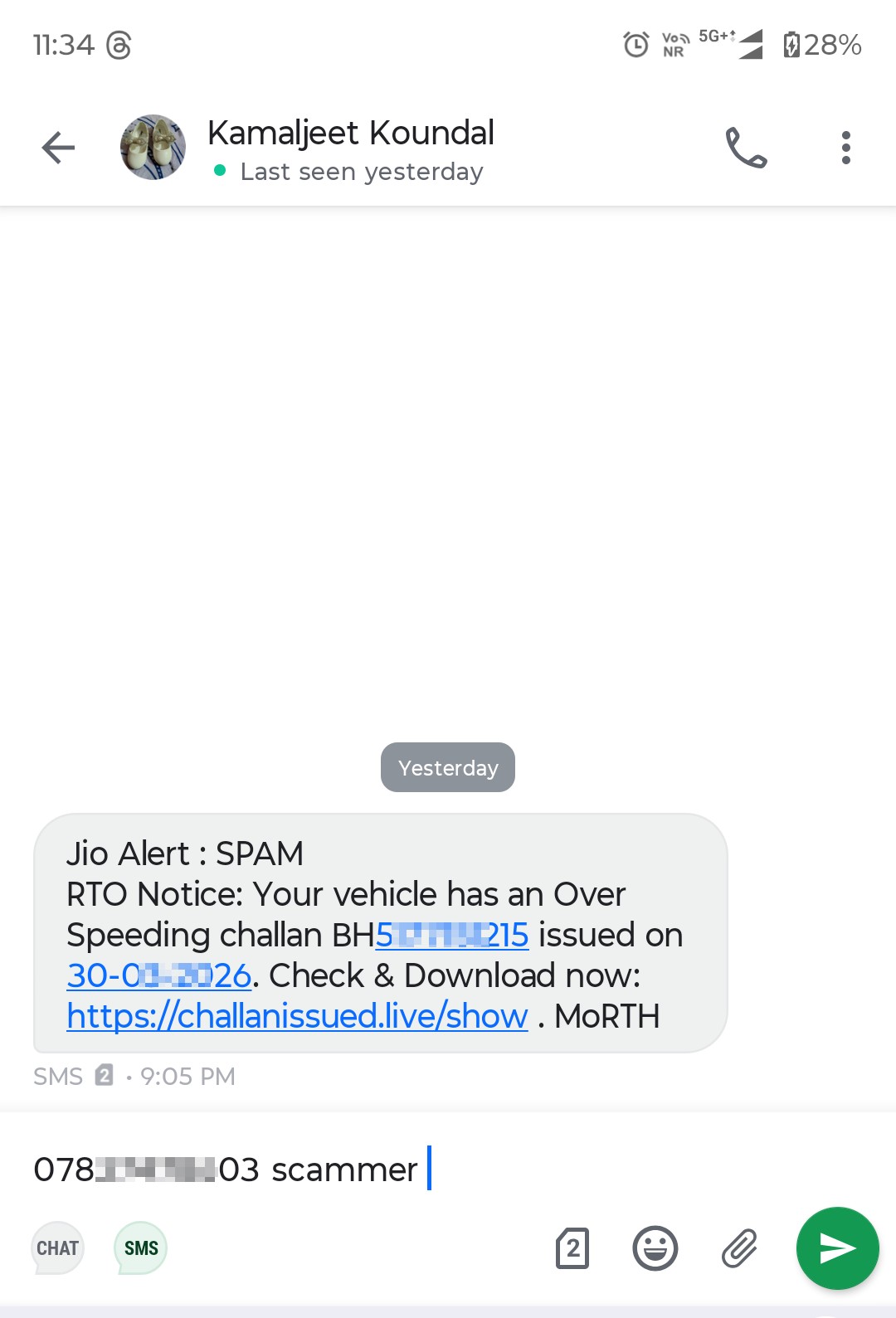 Keep aware of this type of tranding scam 