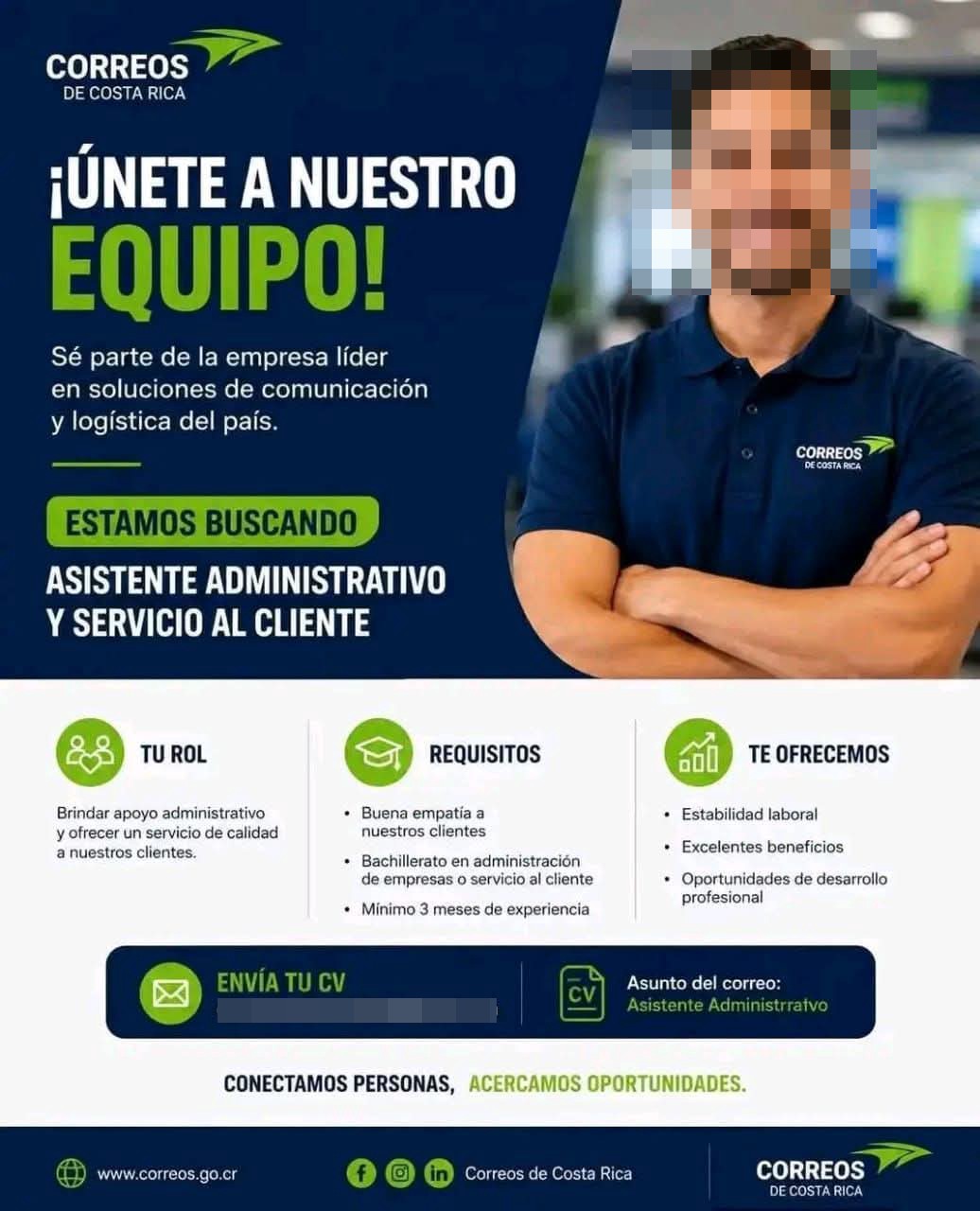 Costa Rica mail scam - image 2