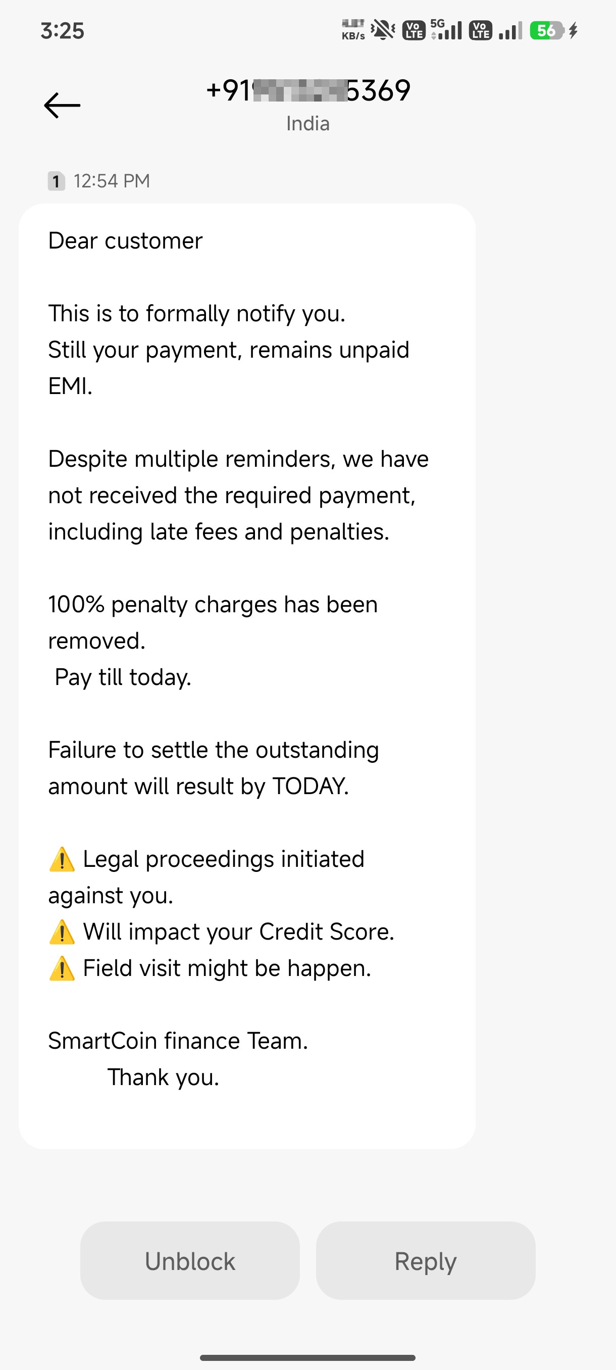 harassment on name of loans  - image 6