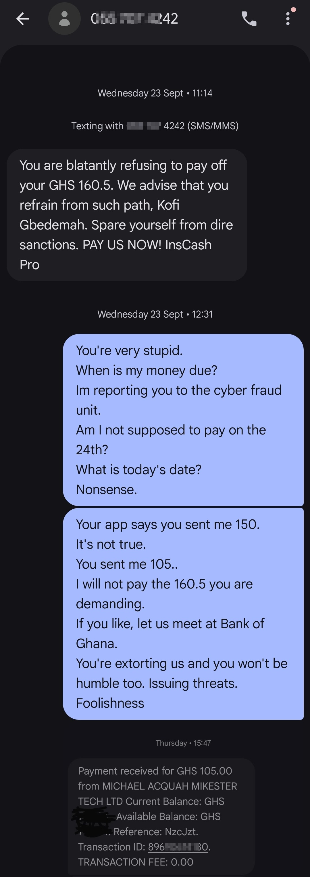 INSCAP Loan App SCAMMERS