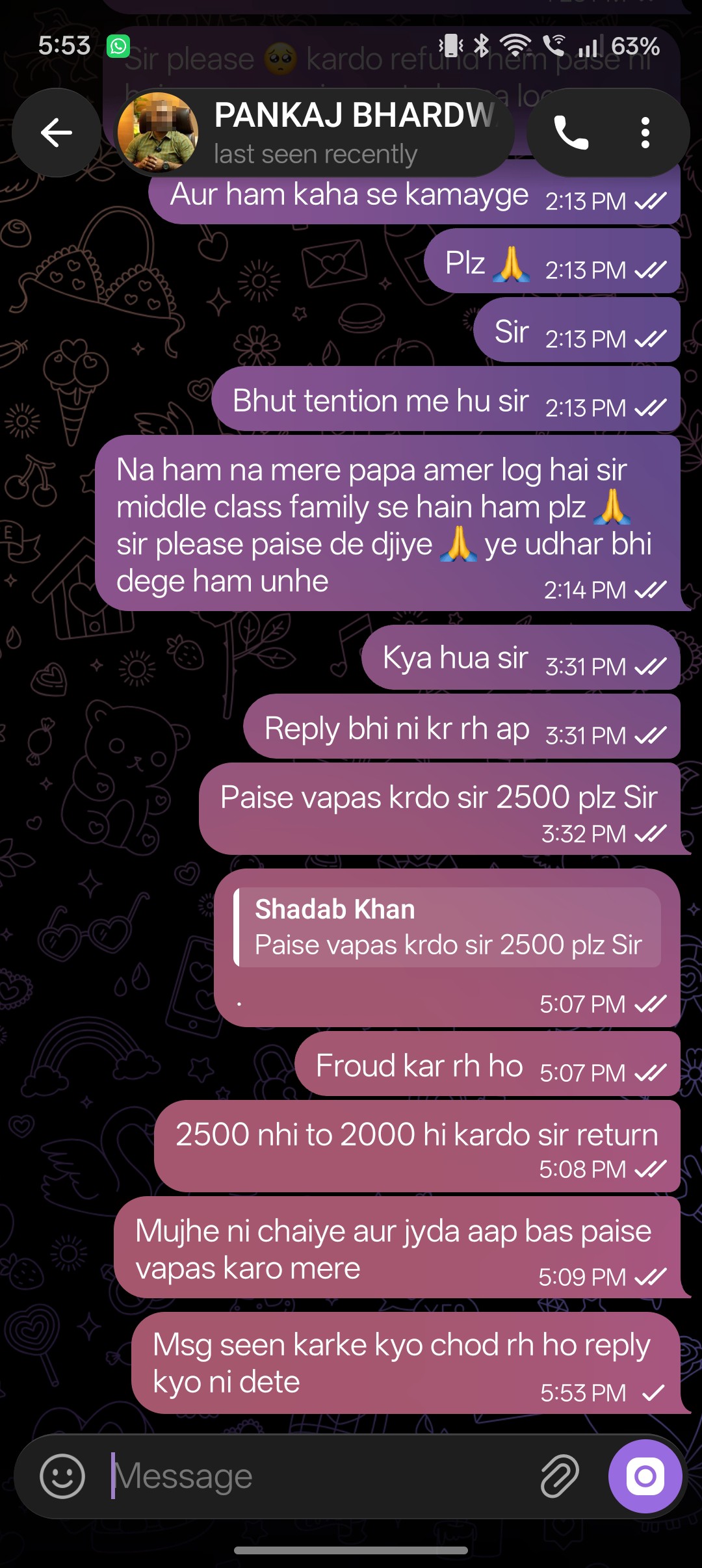 Telegram: Pankaj bharadwaj scammer 😡 - image 5