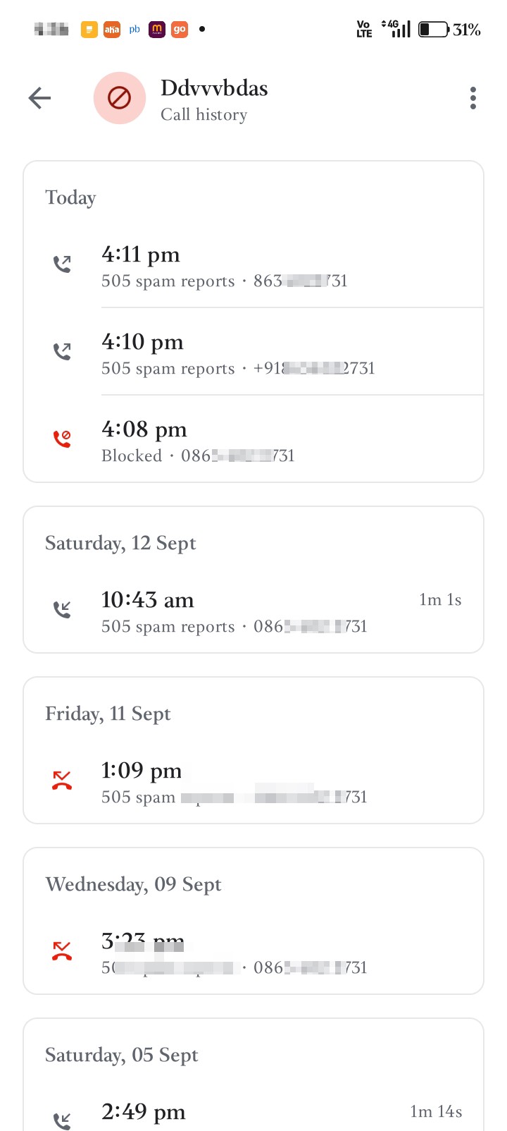 Don't pickup call
