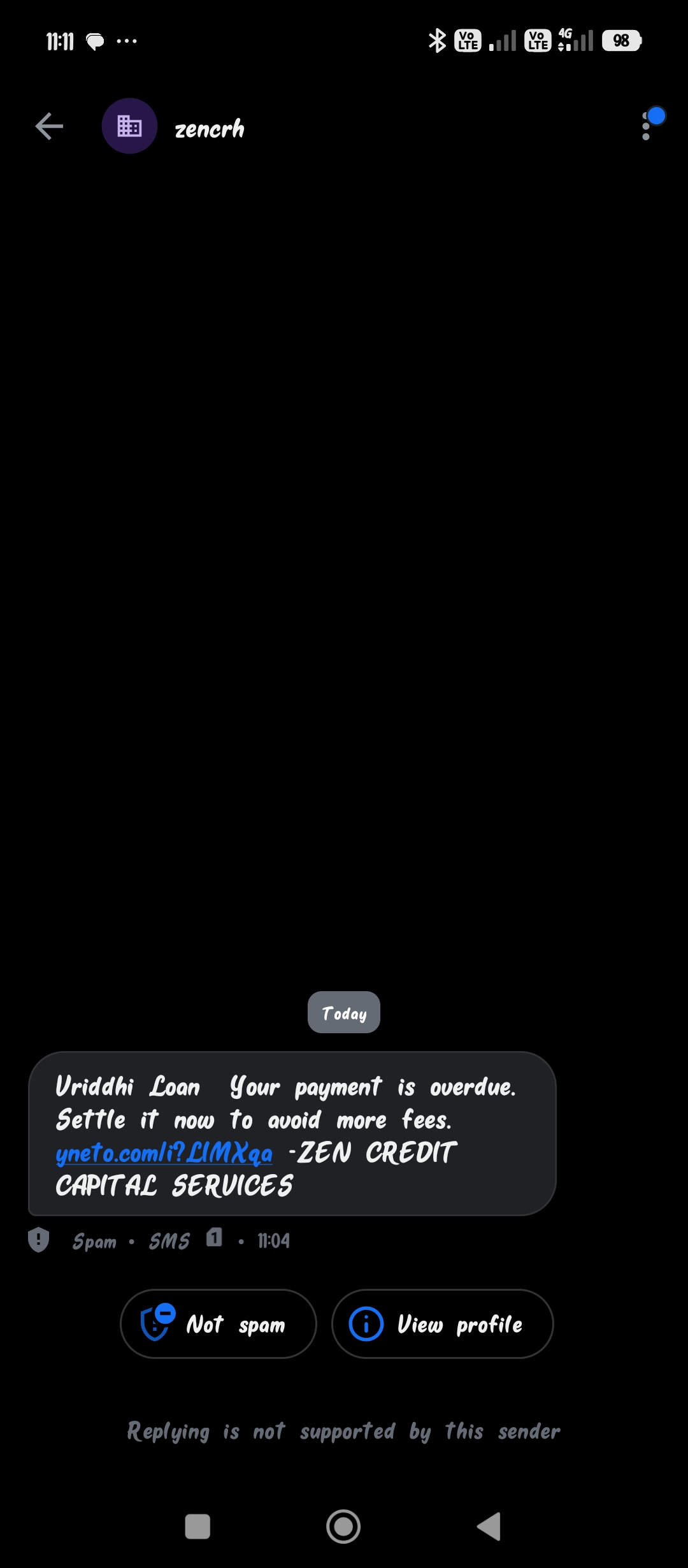 I didn't take the loan, yet this company is asking me to repay. 