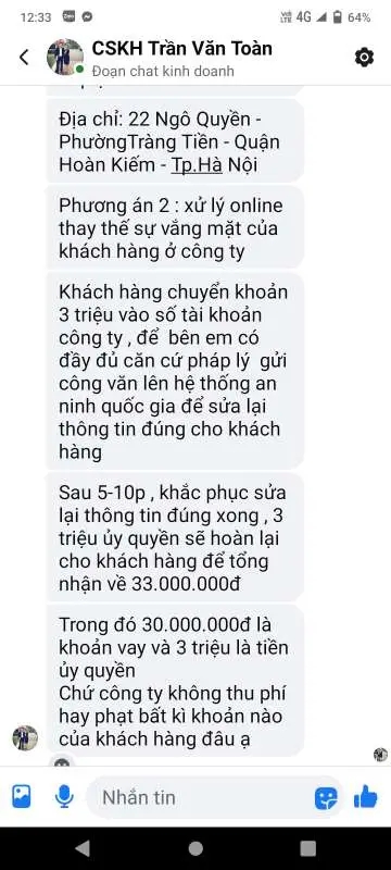 People should not borrow money online on social networks, it's all scams. - image 3