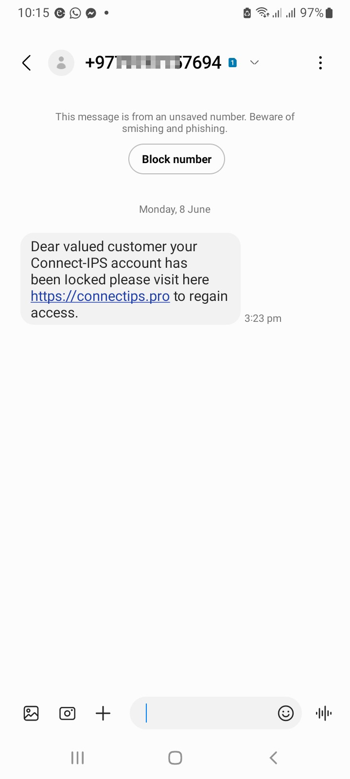 scam on connect ips