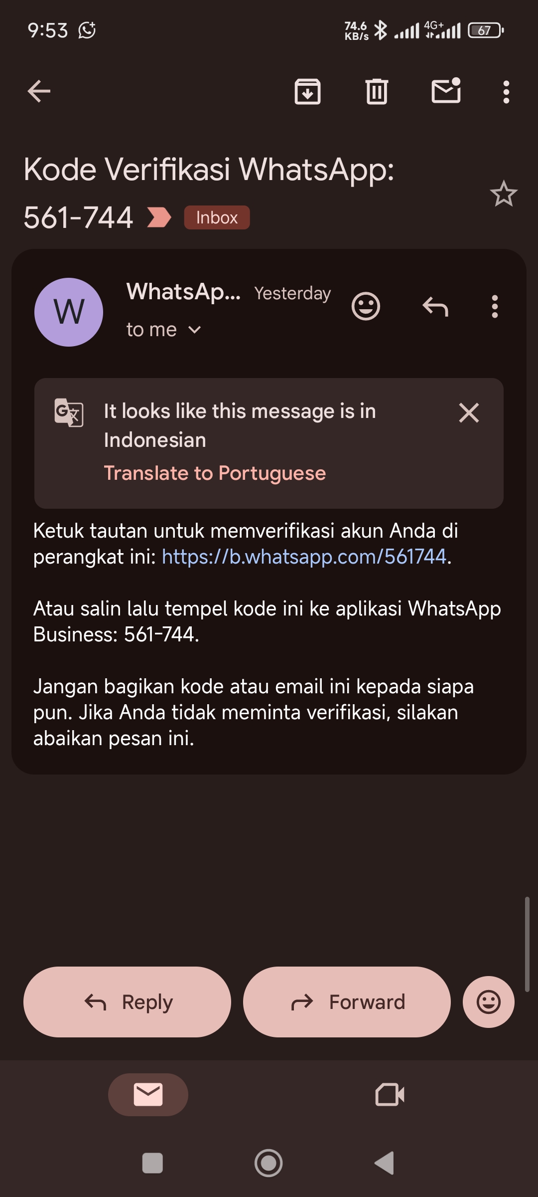 Taunts on WhatsApp 