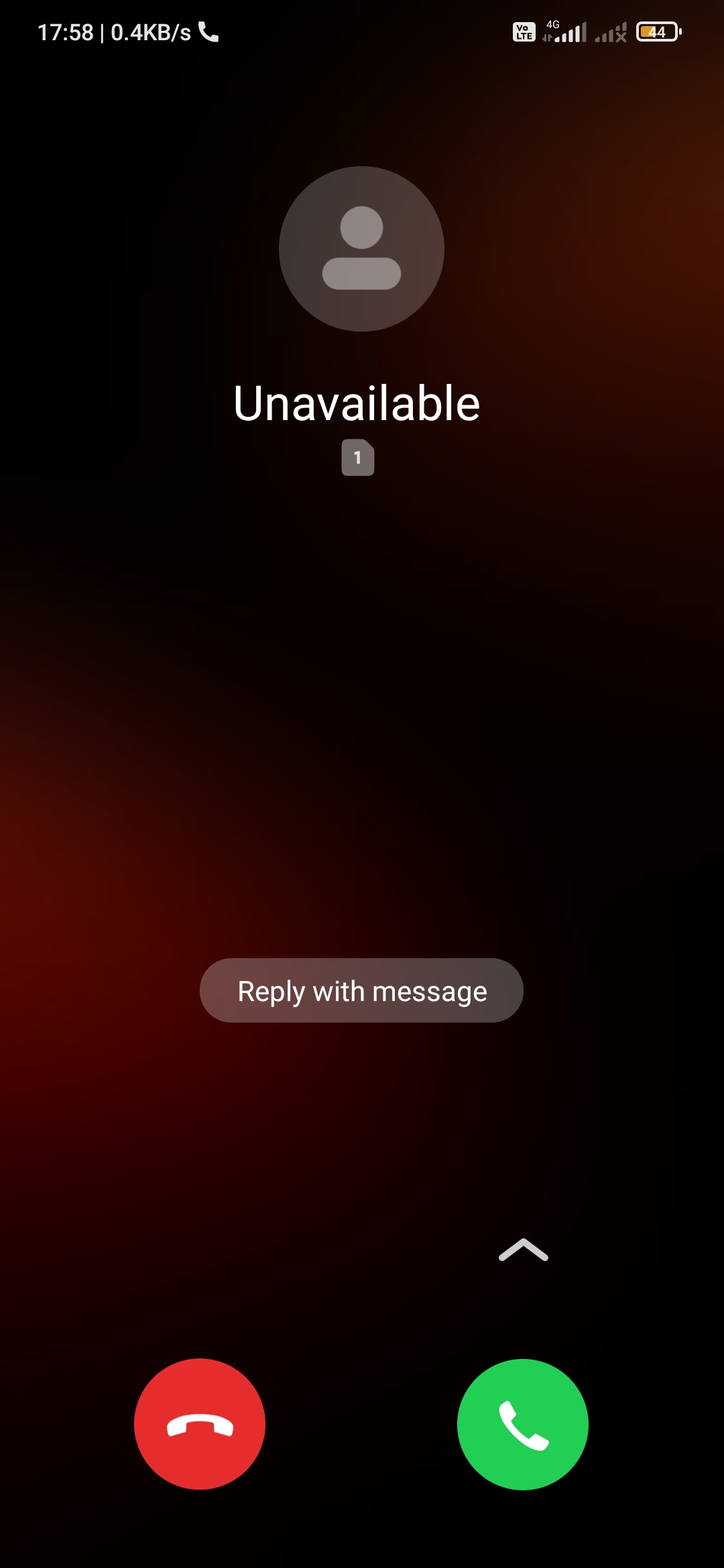 number not visible 