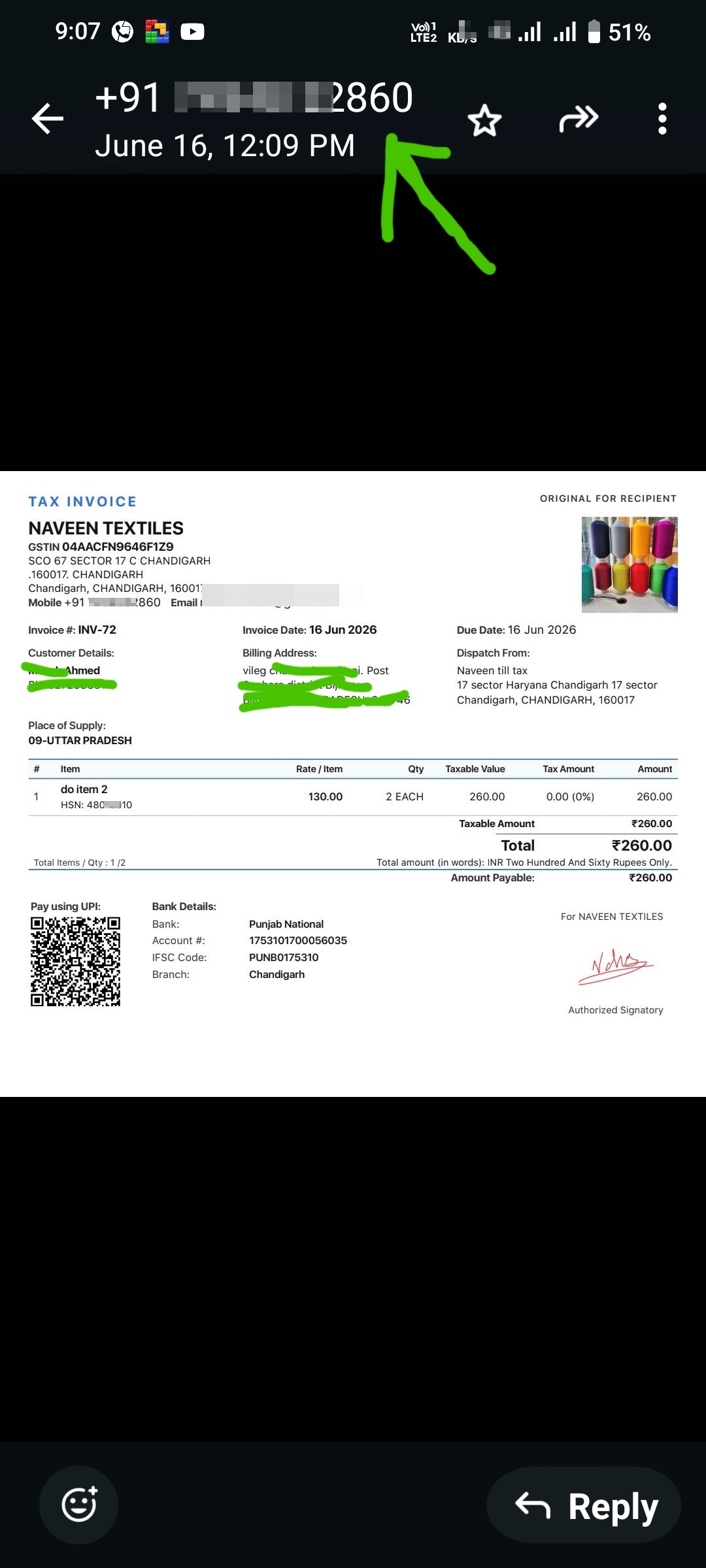 Naveen textile Chandigarh is  fraud 