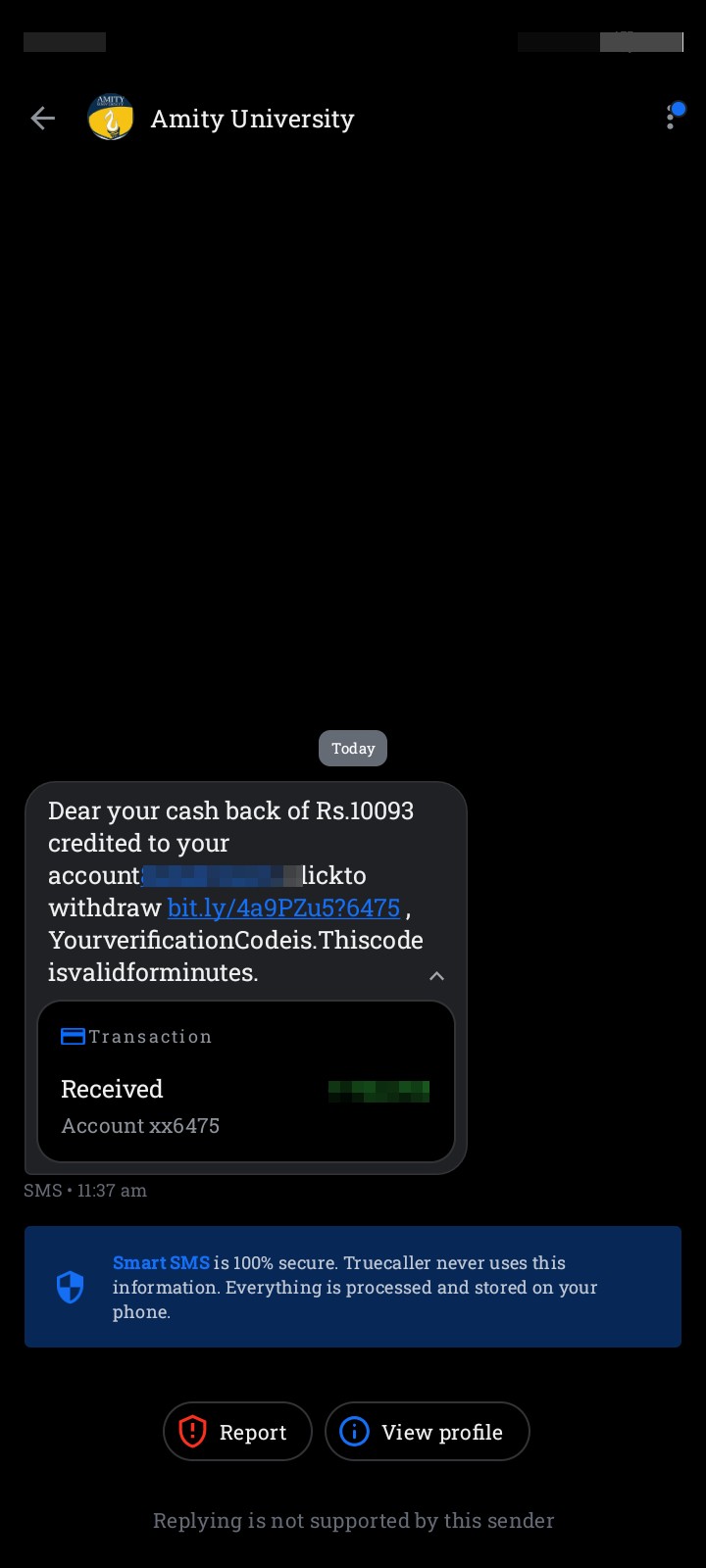 new received scam message please keep out this - image 2