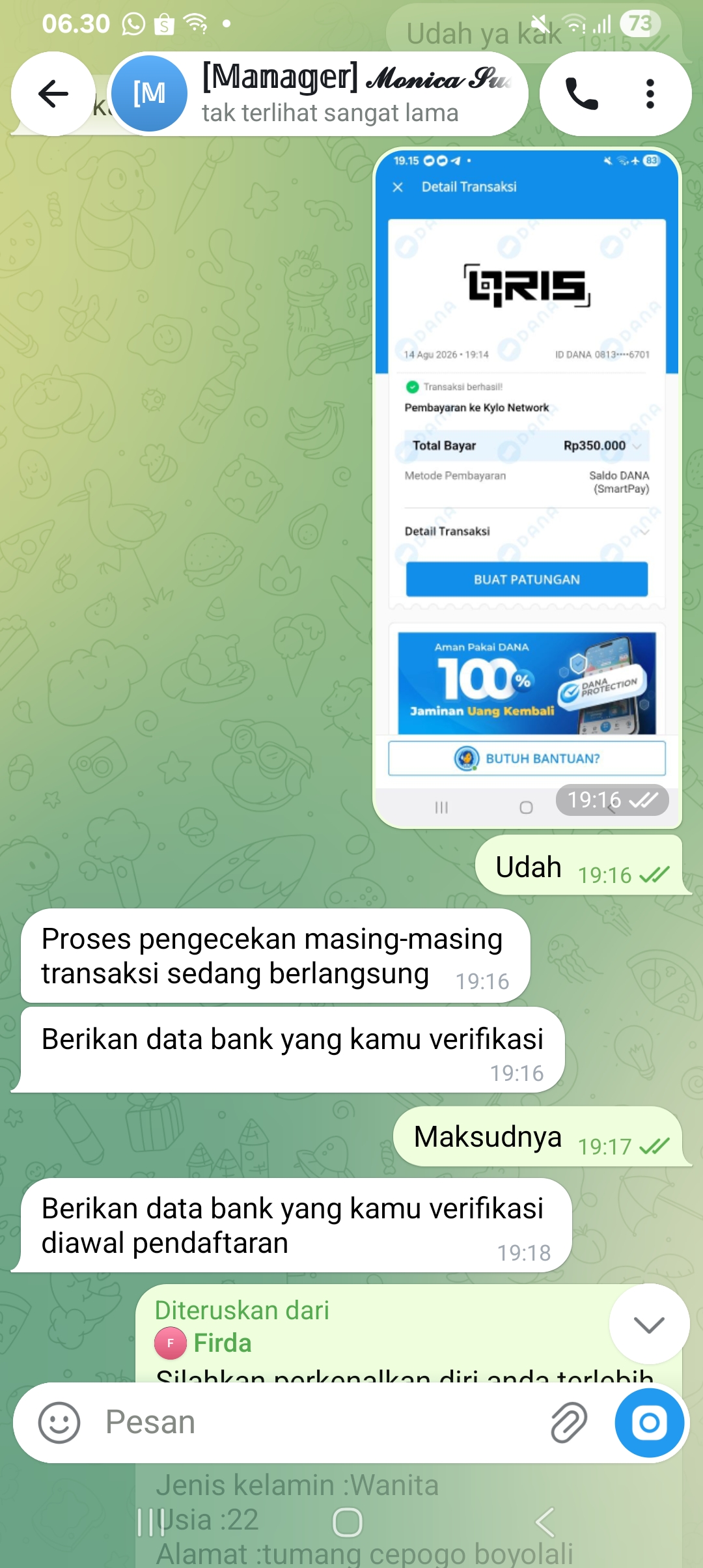Please be careful if offered on Telegram - image 3