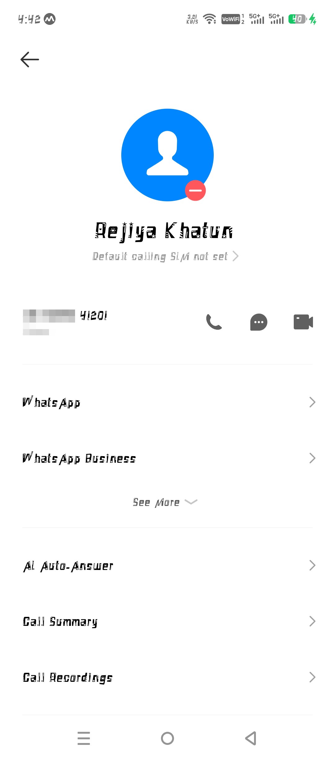 this is a spam call