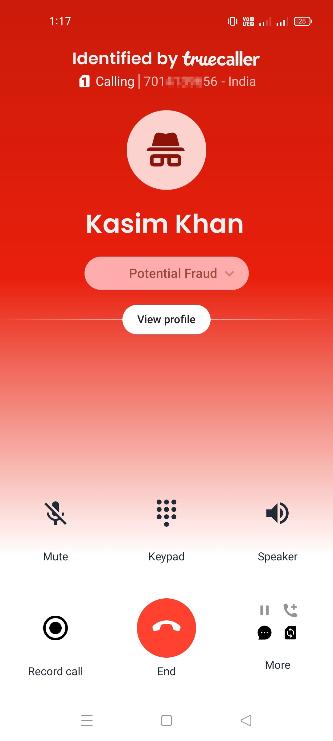 Why is a scan coming on my number? - image 2