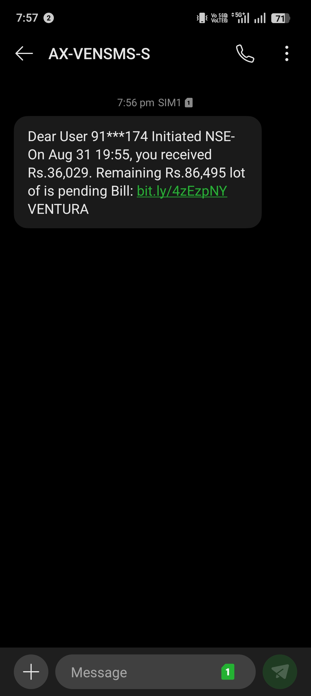 rong message 