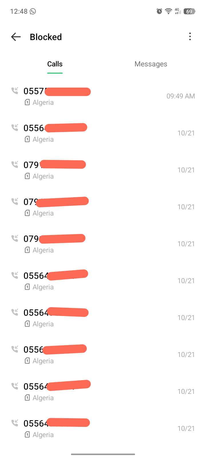 Spam calls