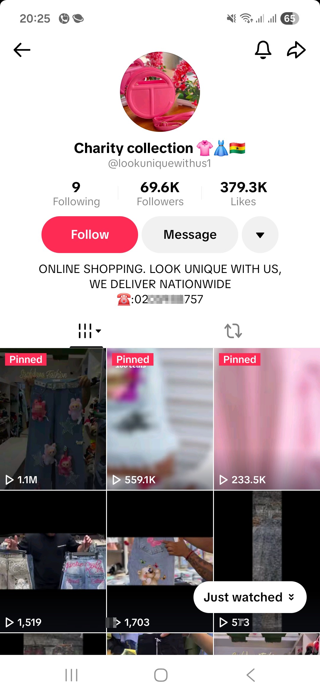 charity collection on tiktok is scammer 