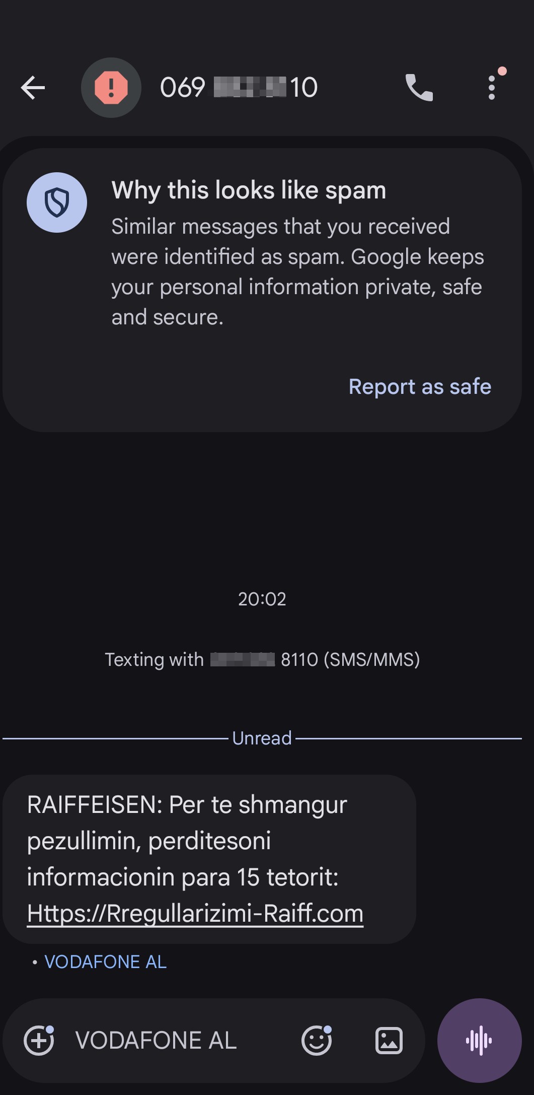 Raiffeisen Scam