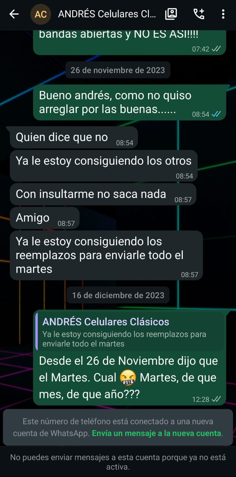 ESTAFA CON CELULARES CLÁSICOS...