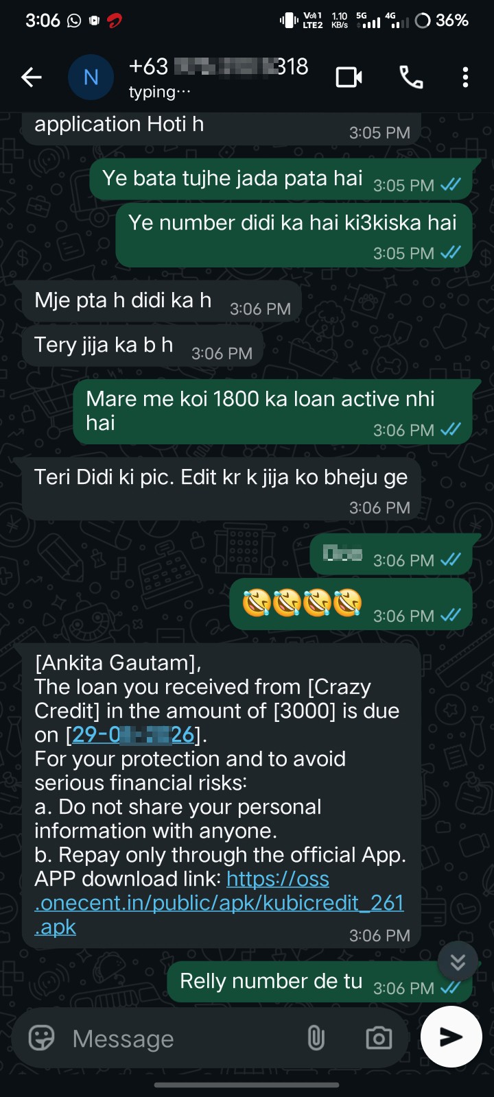 I am being blackmailed from [PHONE] - image 3