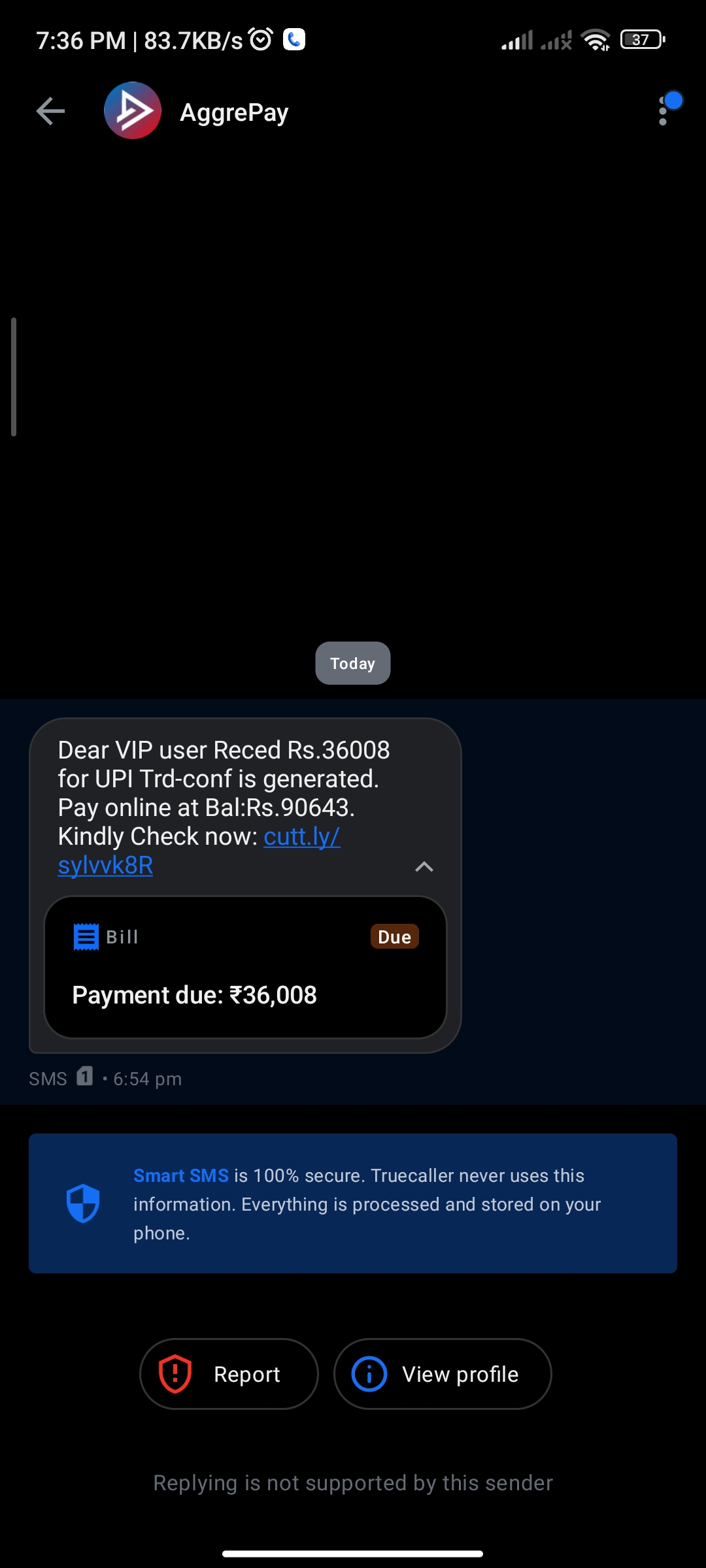 DON,t click any link, If entered mistakely don,t fill your details 