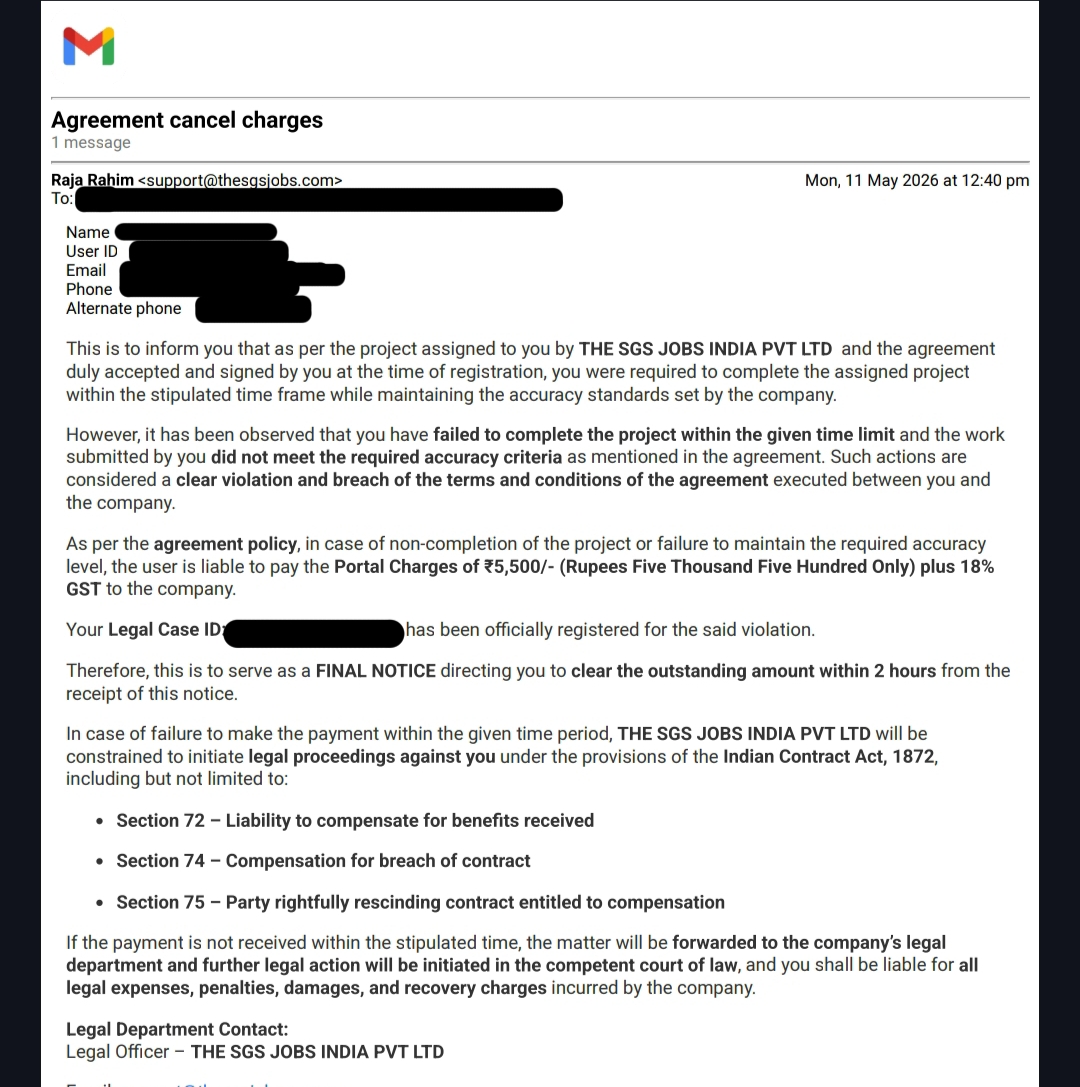 Online data entry work from home jobs scam - image 2