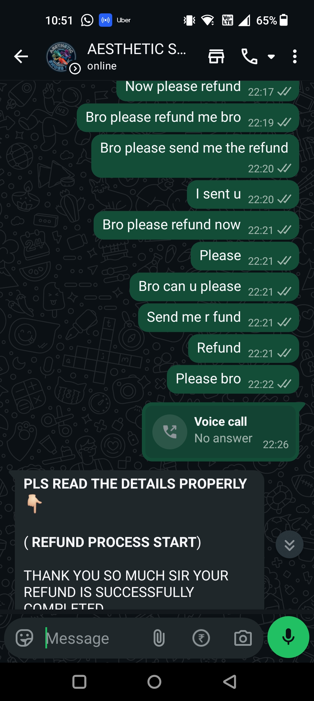 asthetic shoes hub scam - image 2