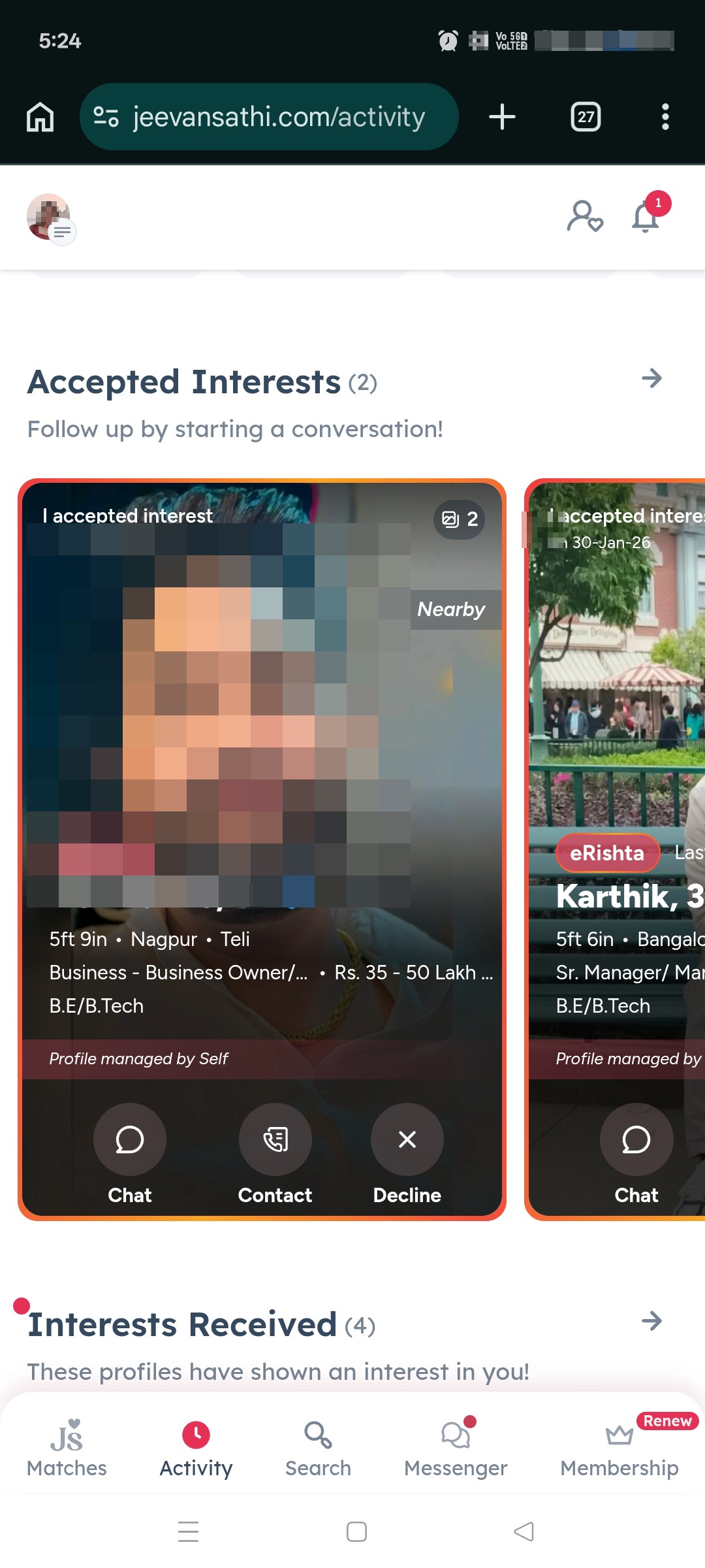 jeevansathi. com scam