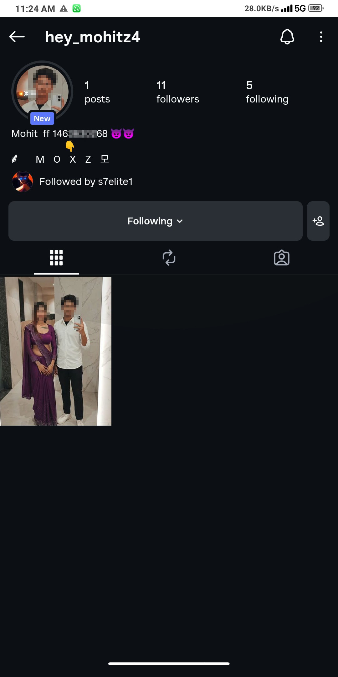 Someone has opened a fake account using my photos and is asking for money. They are a scammer.