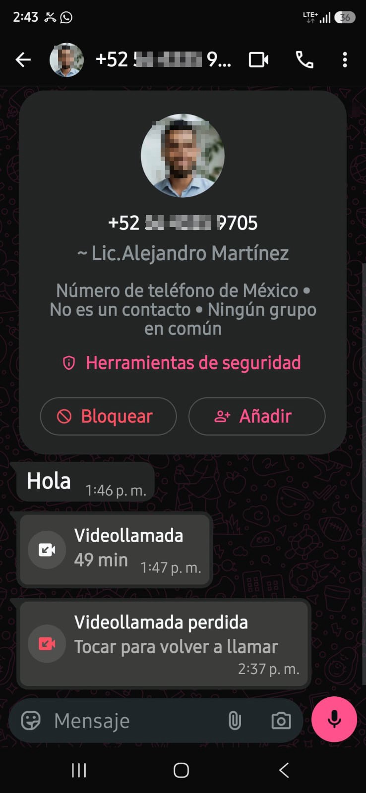 "La Patrona" Scam almost hit me