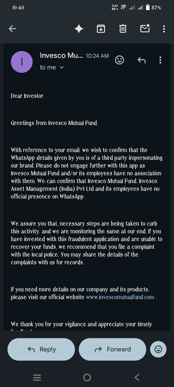 Higher profits Investment Scam - image 5