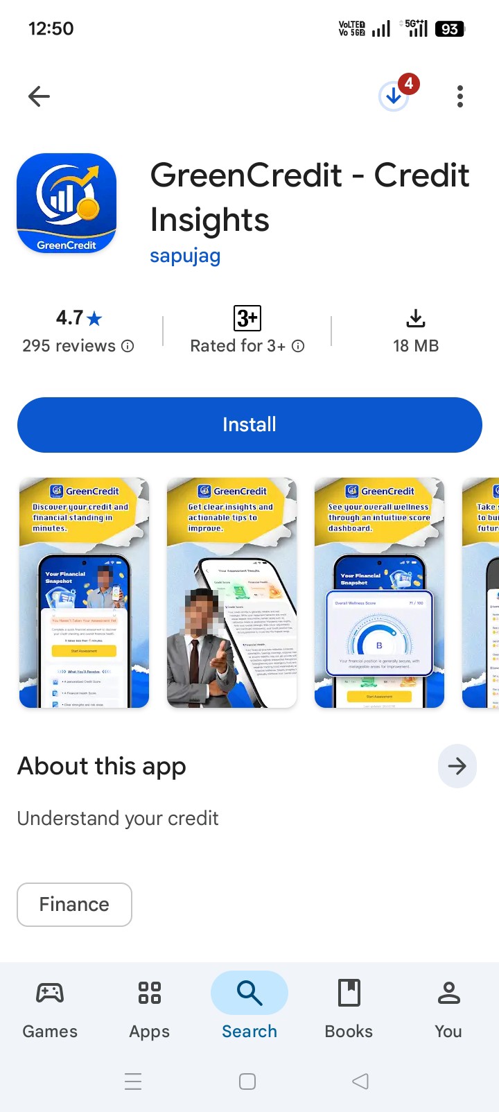 Green credit loan app