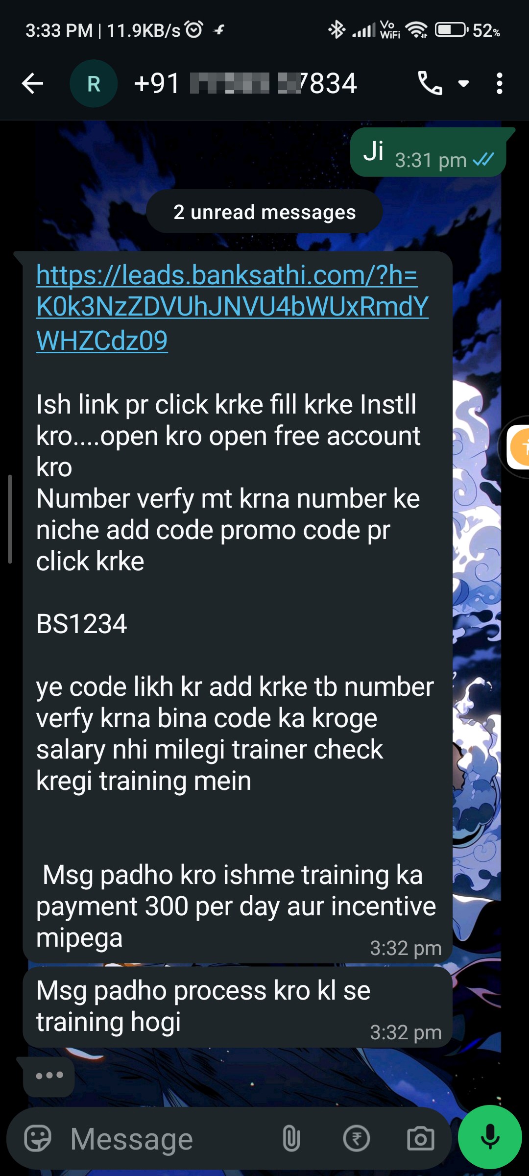 scam giving direct and high paying job  - image 4